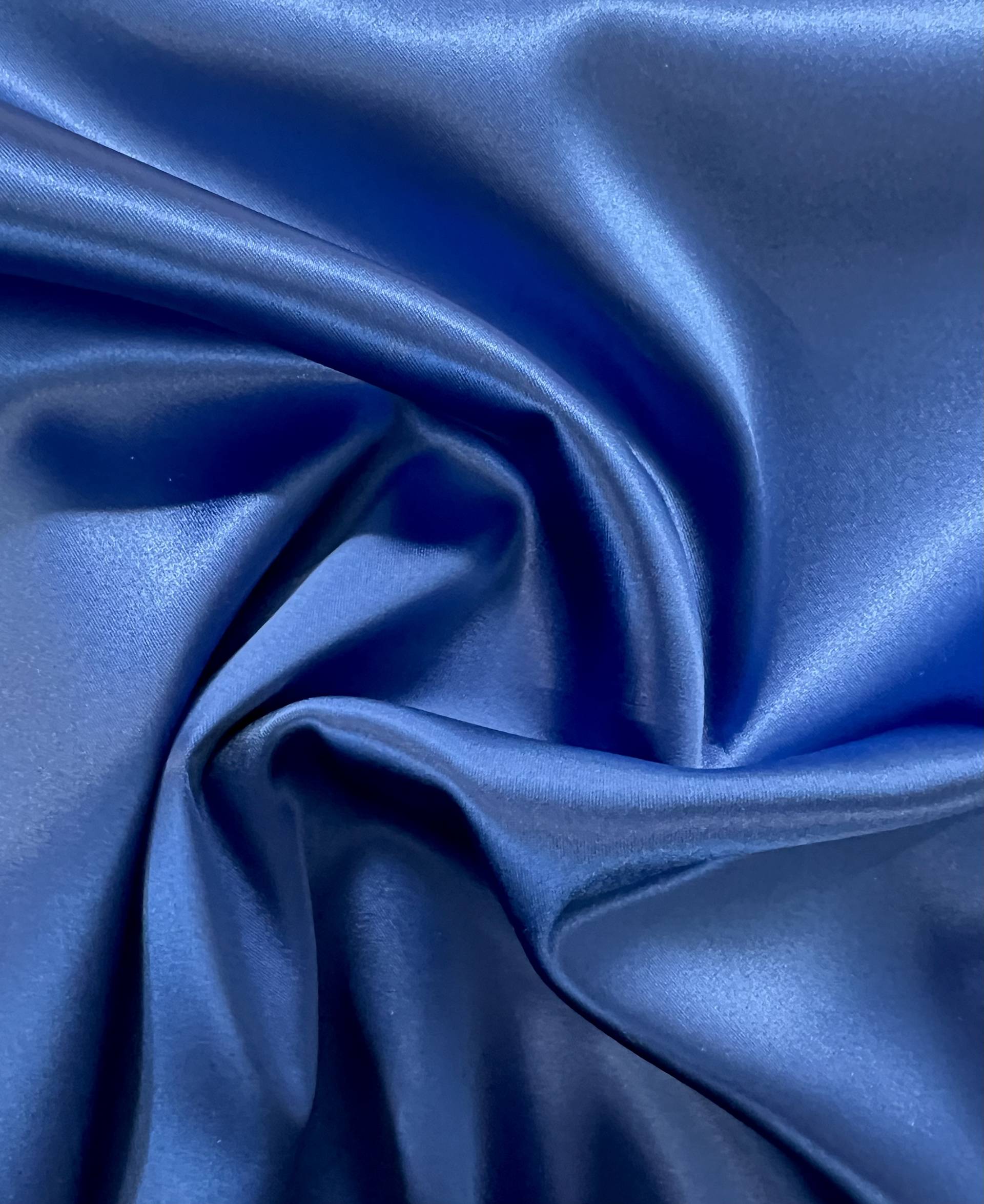 Italian Acetate Stretch Satin in Harbor