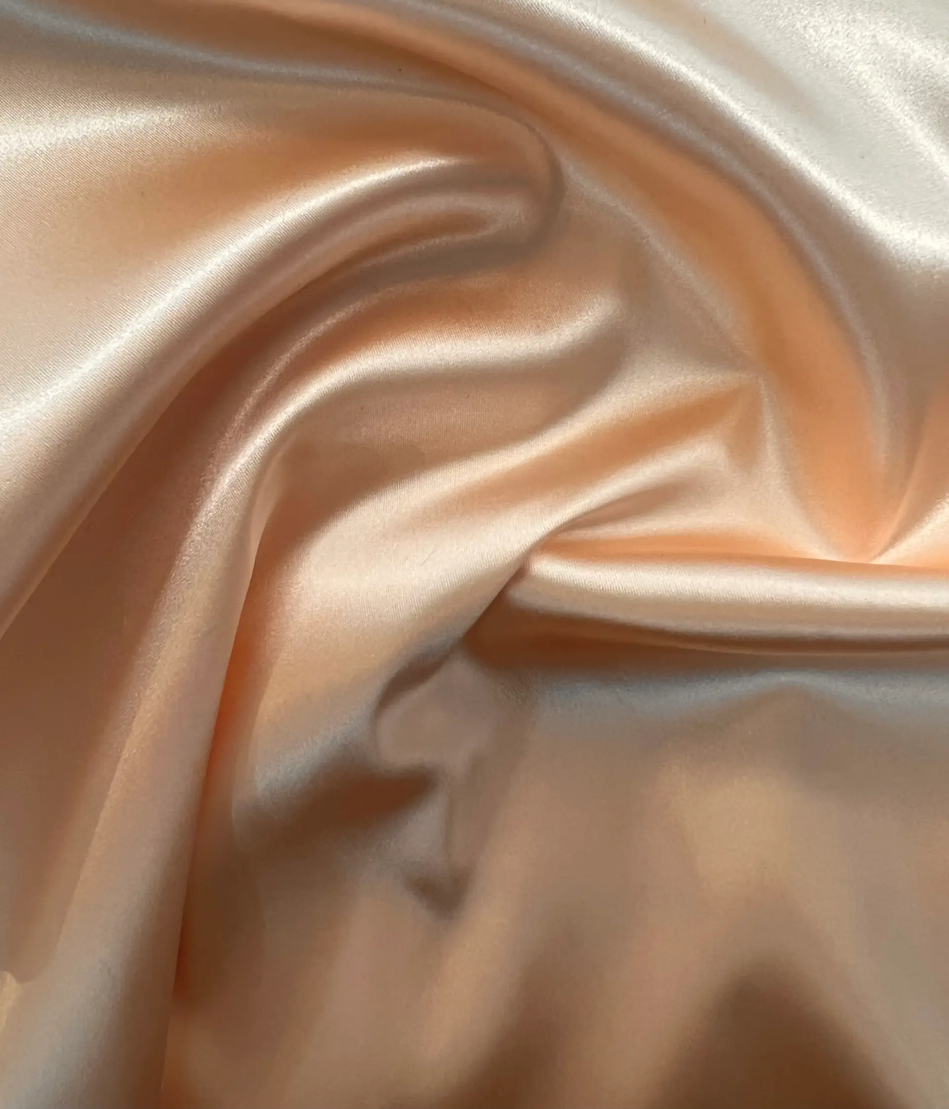 Italian Acetate Stretch Satin in Sand