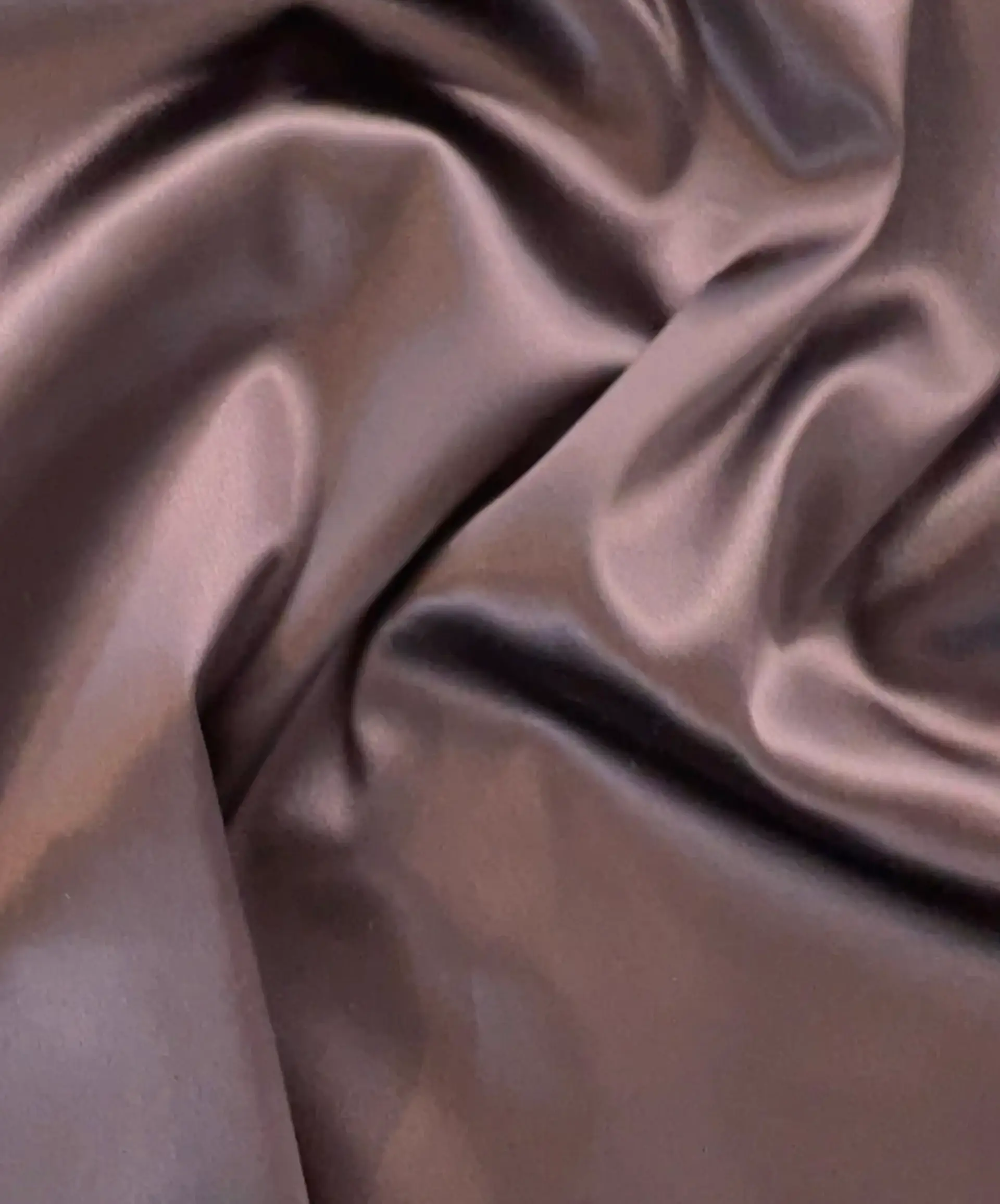 Italian Acetate Stretch Satin in Mocha
