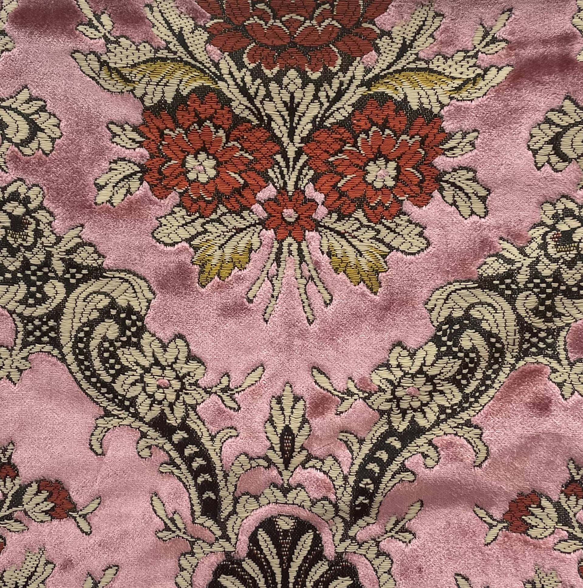 Made in Italy Cotton/Rayon/Polyester Cut Velvet