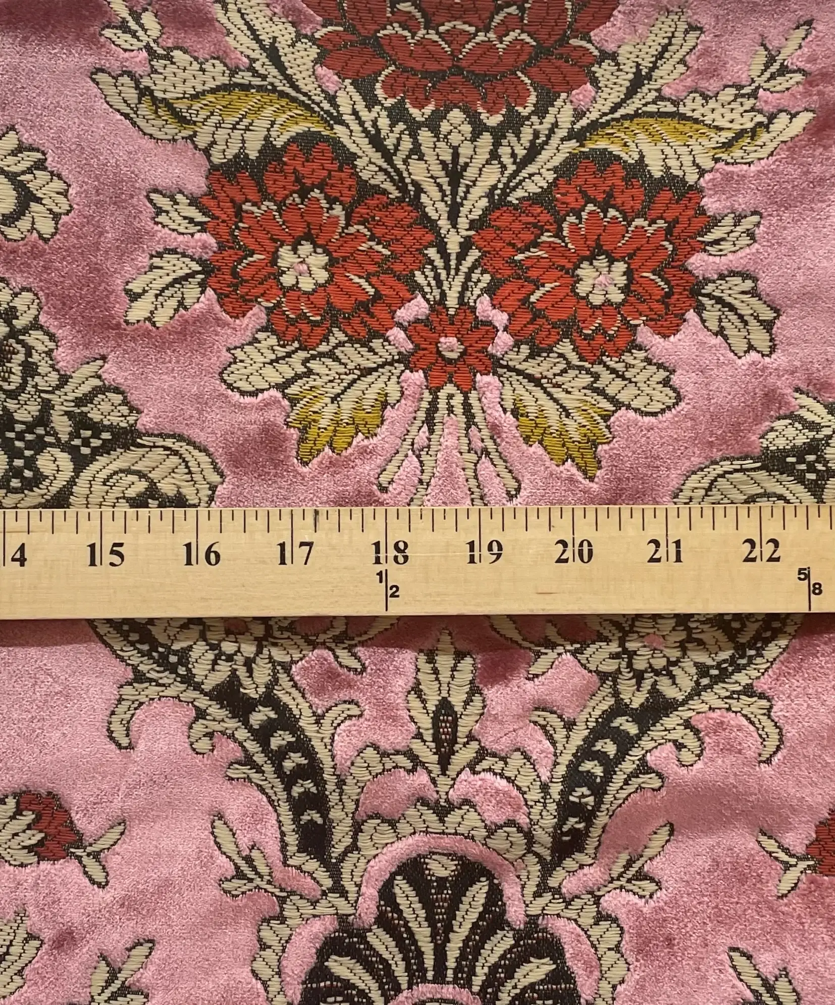 Made in Italy Cotton/Rayon/Polyester Cut Velvet