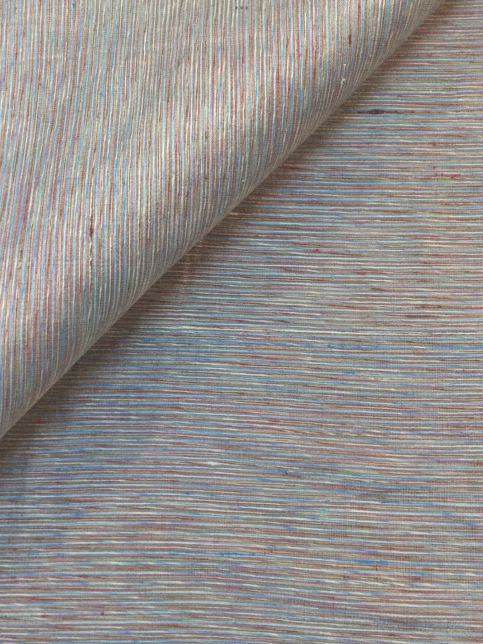Heathered Silk Shantung in Red/Blue/Green/White