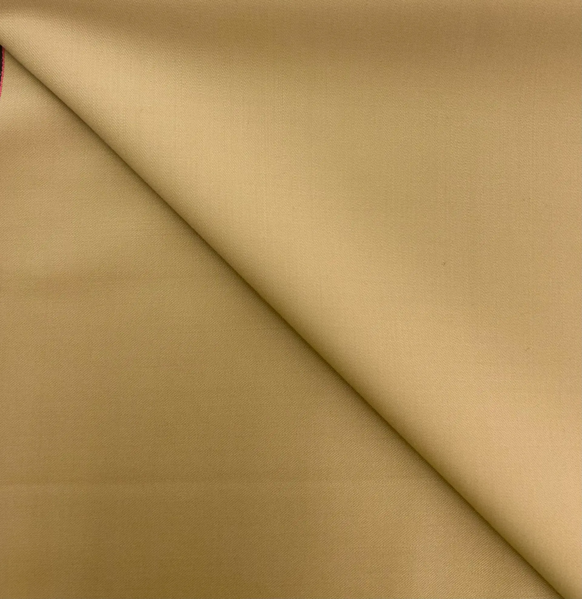 Italian Wool Stretch Satin Faille in Khaki