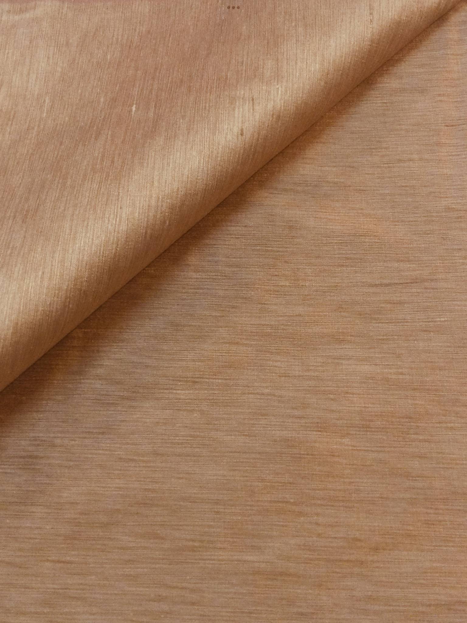 Heathered Silk Shantung in Natural/Yellow/Peach