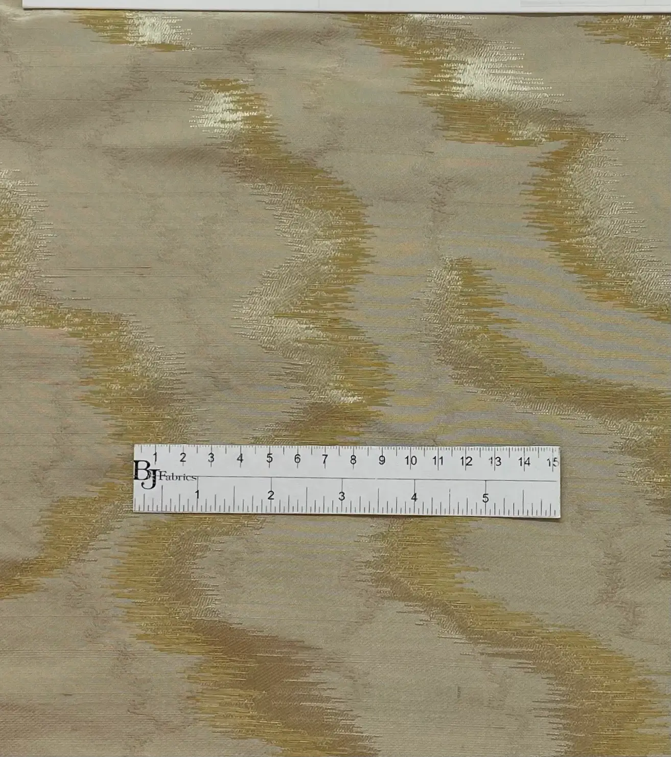 100% Silk Brocade in Gold