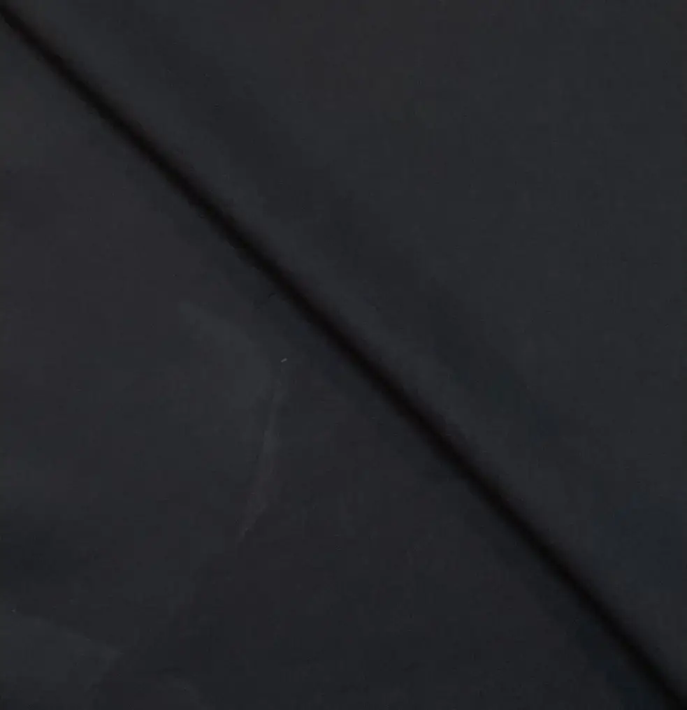 Viscose Stretch Charmeuse in Black
