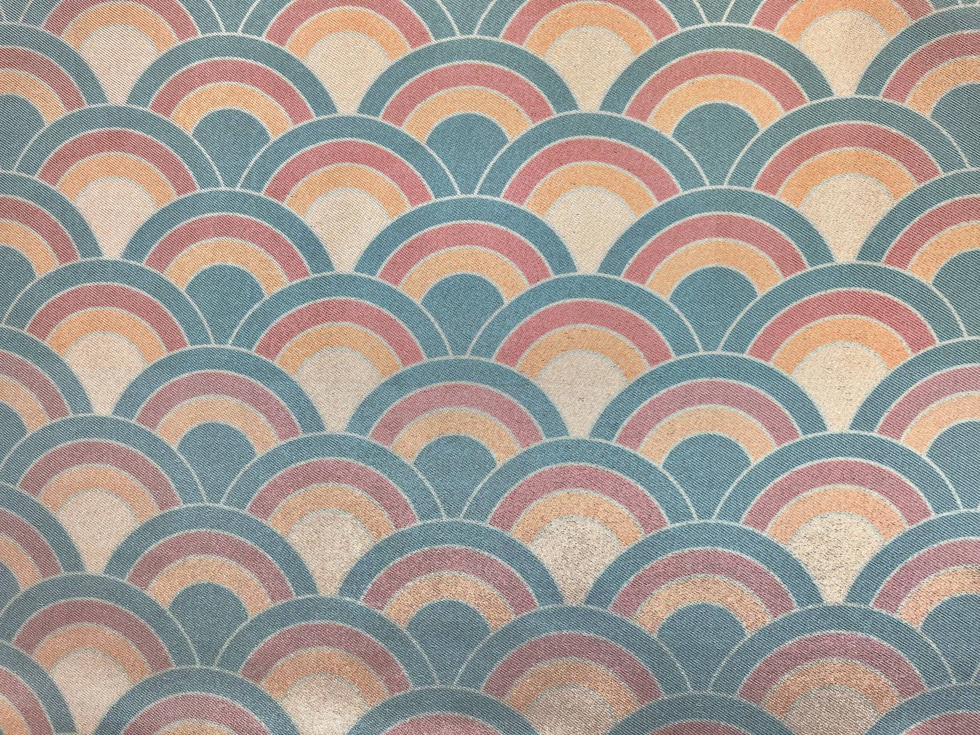 Made in Italy Printed Silk and Poly Crepe Lamé