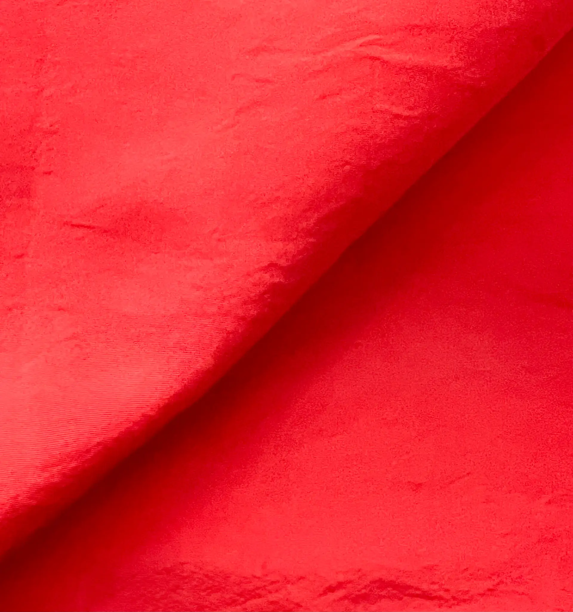 Washed Silk Gros de Londres in Coral