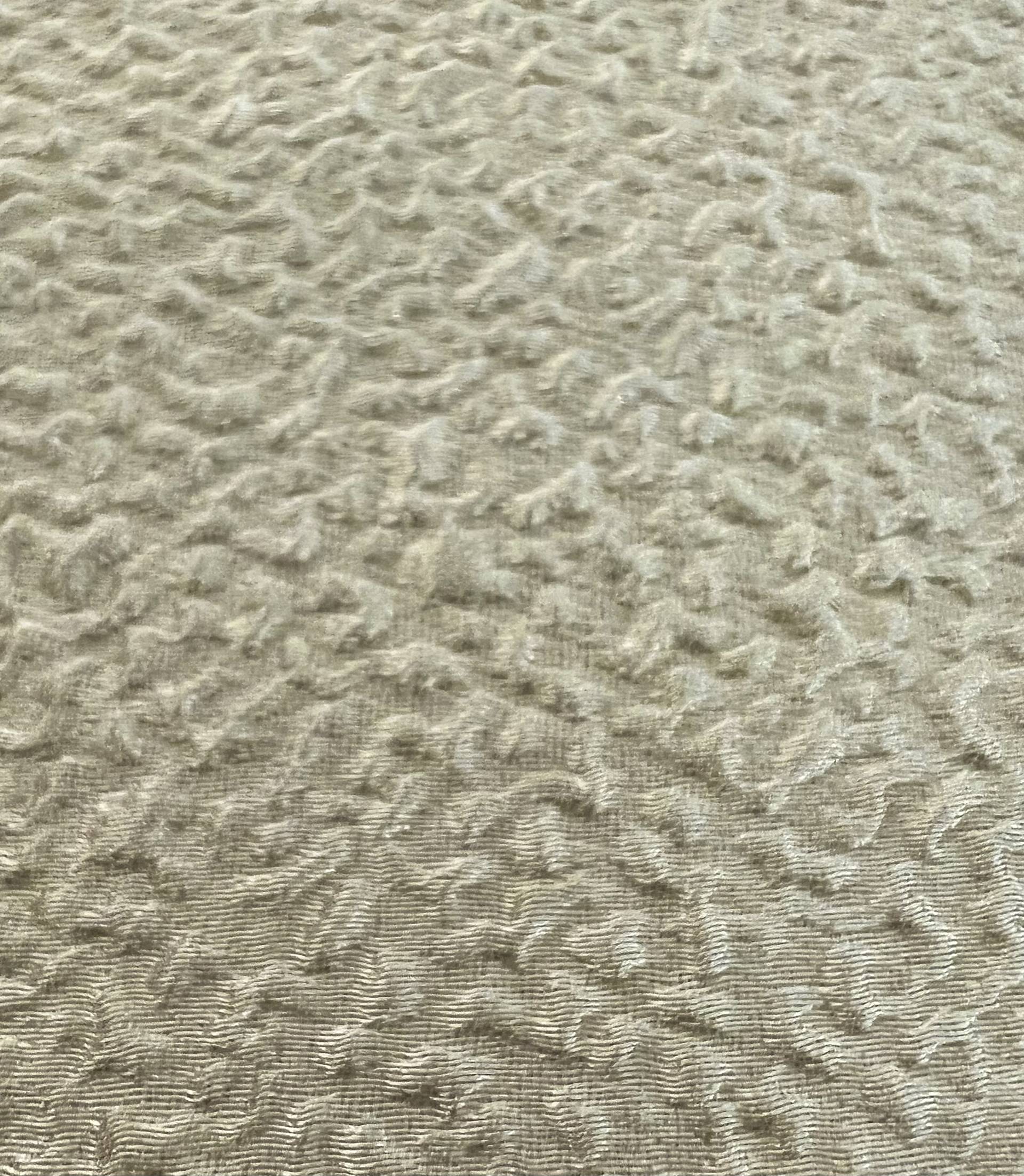 Silk Blend Organza Cloqué In Ivory