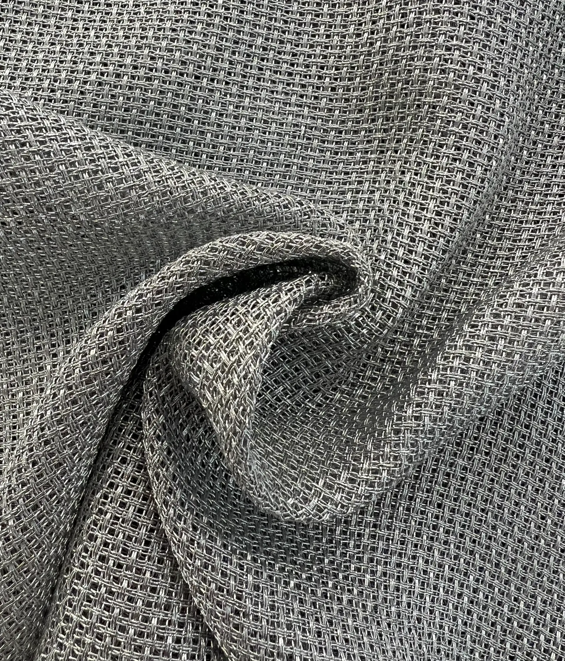 Metallic Mesh in Silver