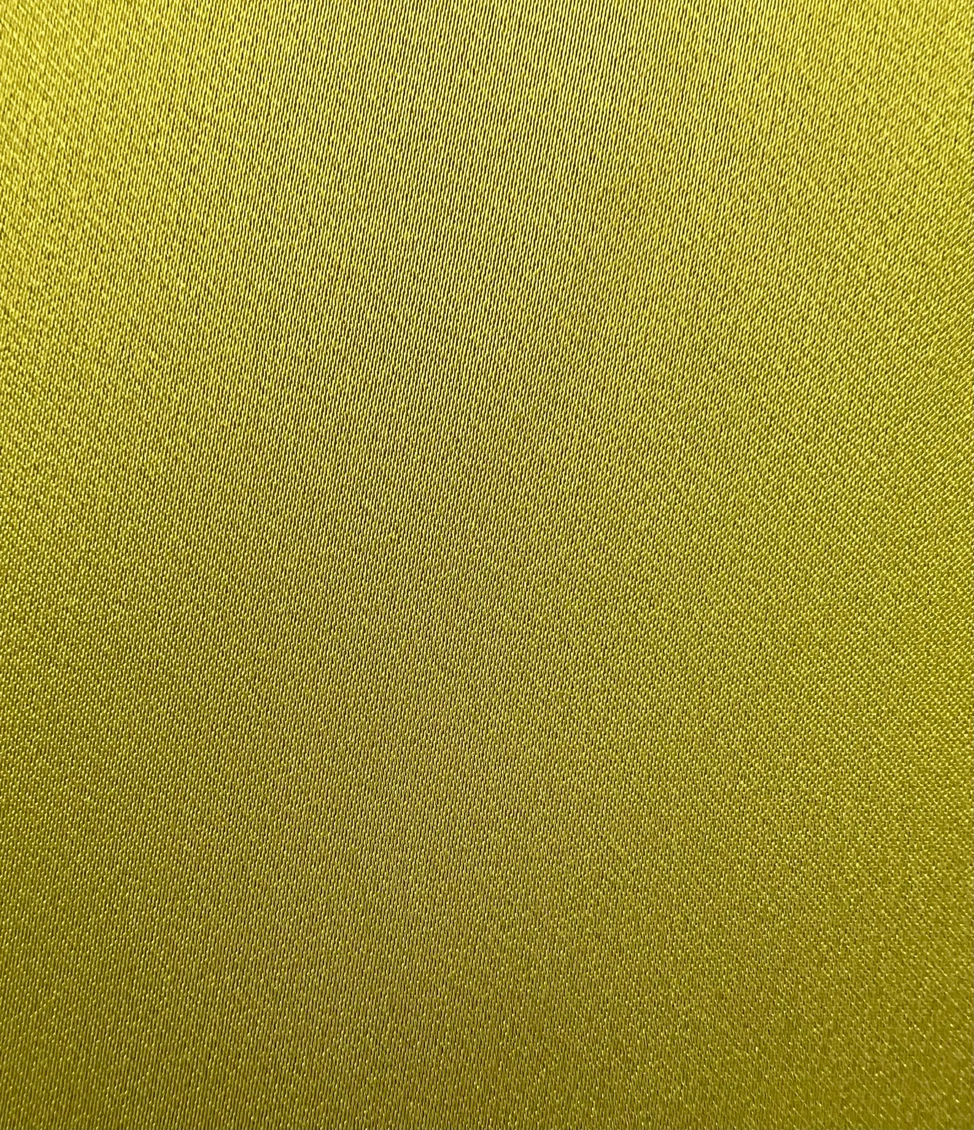 Stretch Twill Back Acetate Satin in Kiwi Green