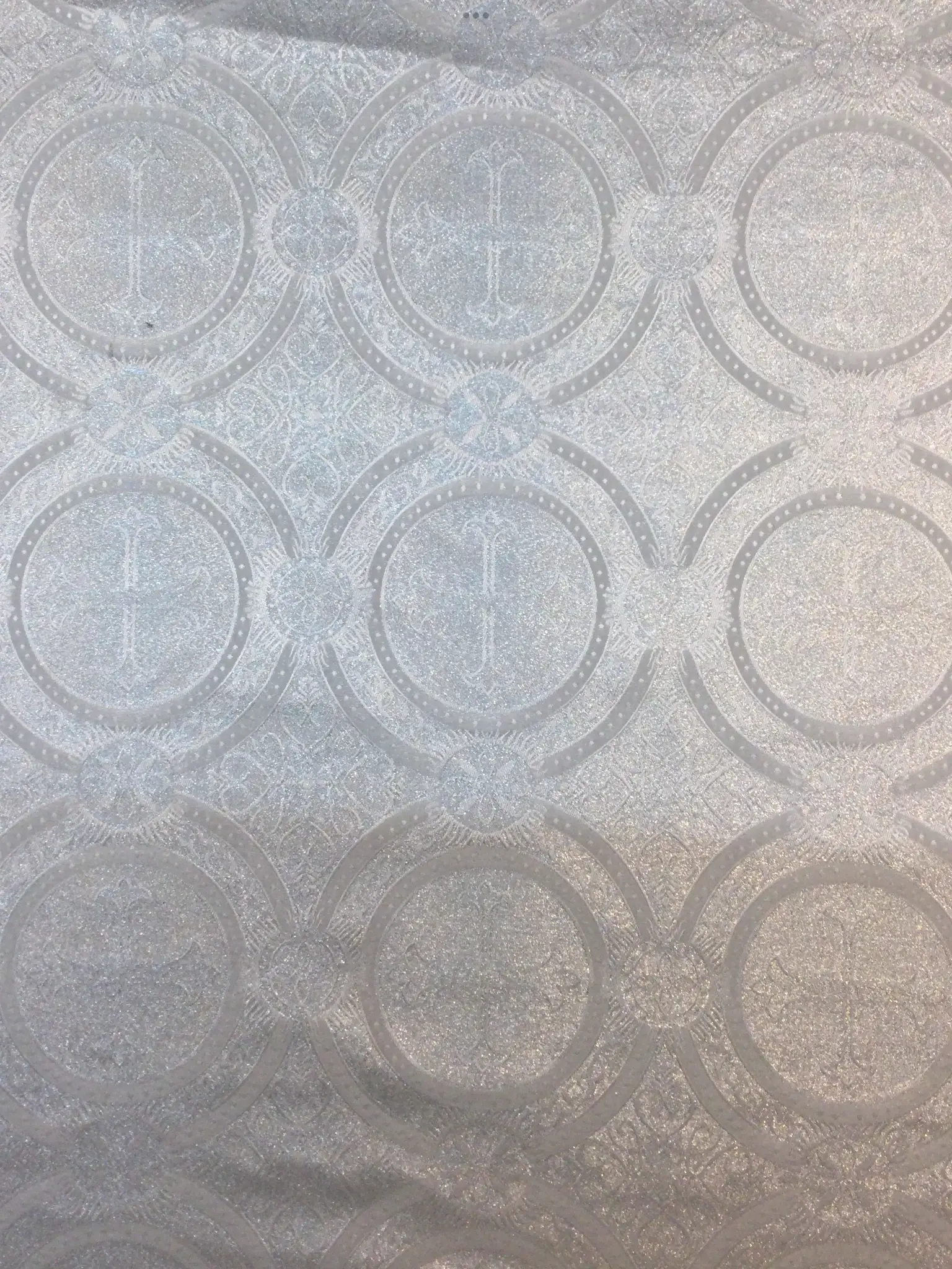 Poly Acetate Metallic Brocade