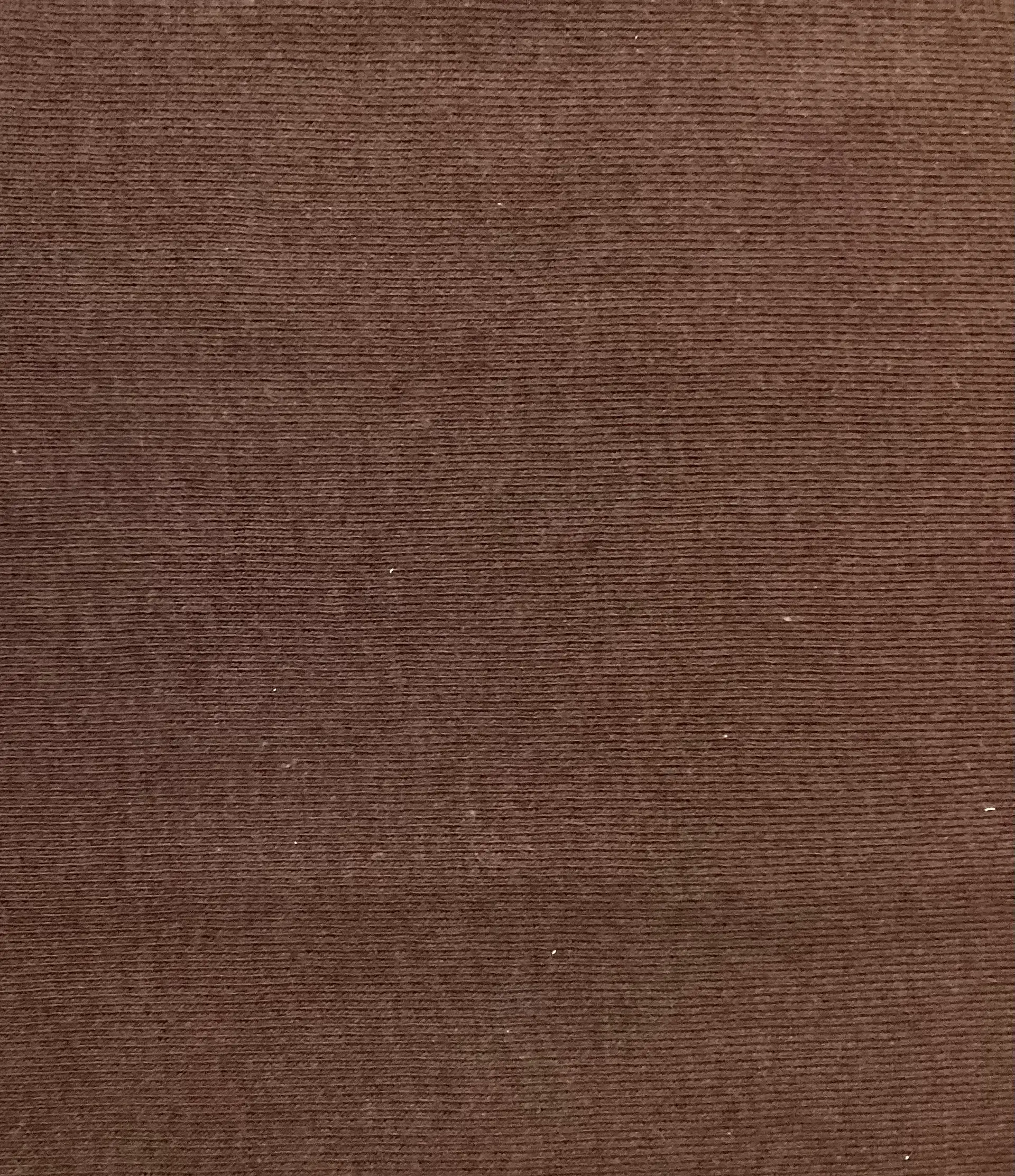 100% Cotton Rib Knit In Dark Chocolate 
