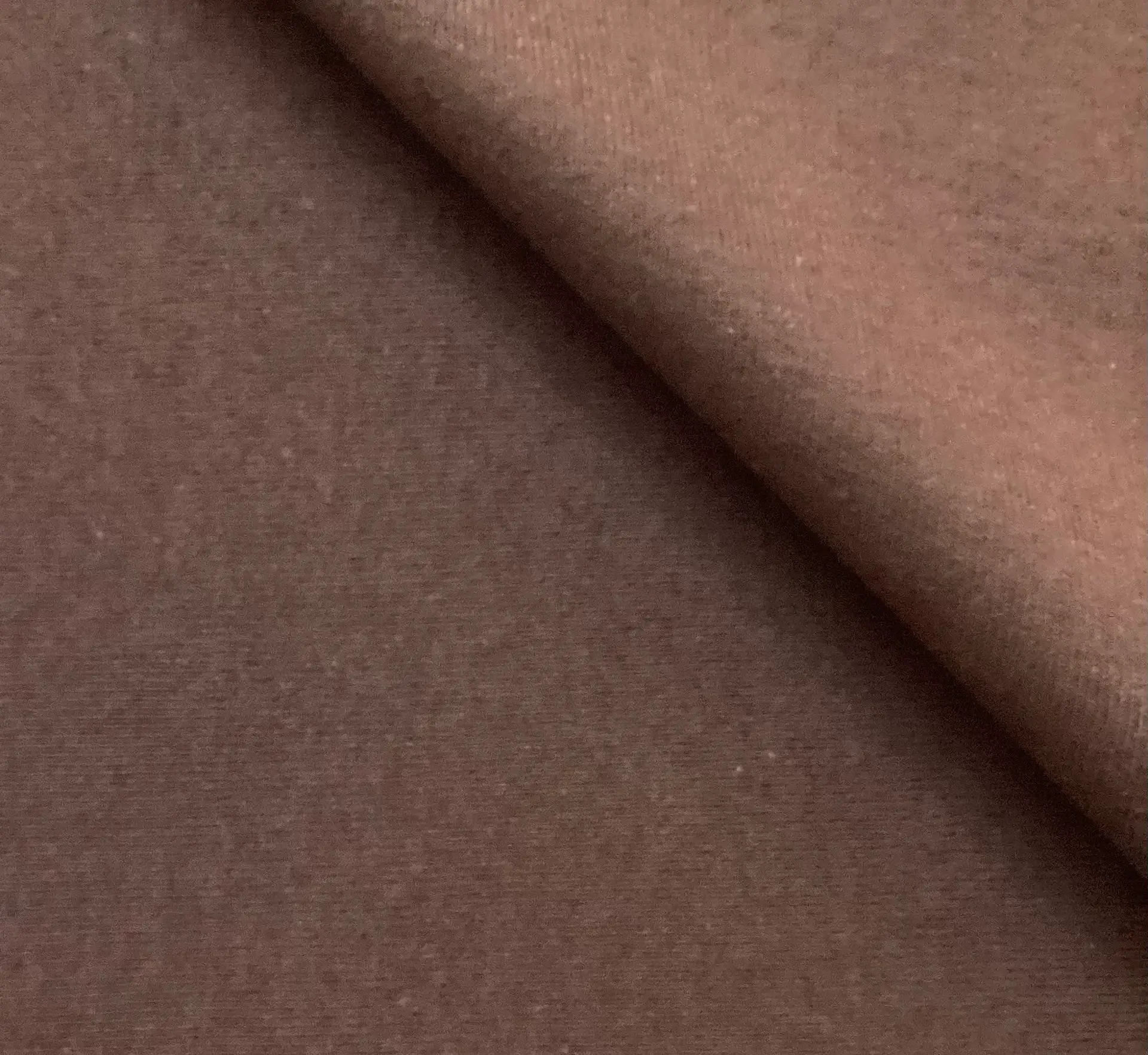 100% Cotton Rib Knit In Dark Chocolate 