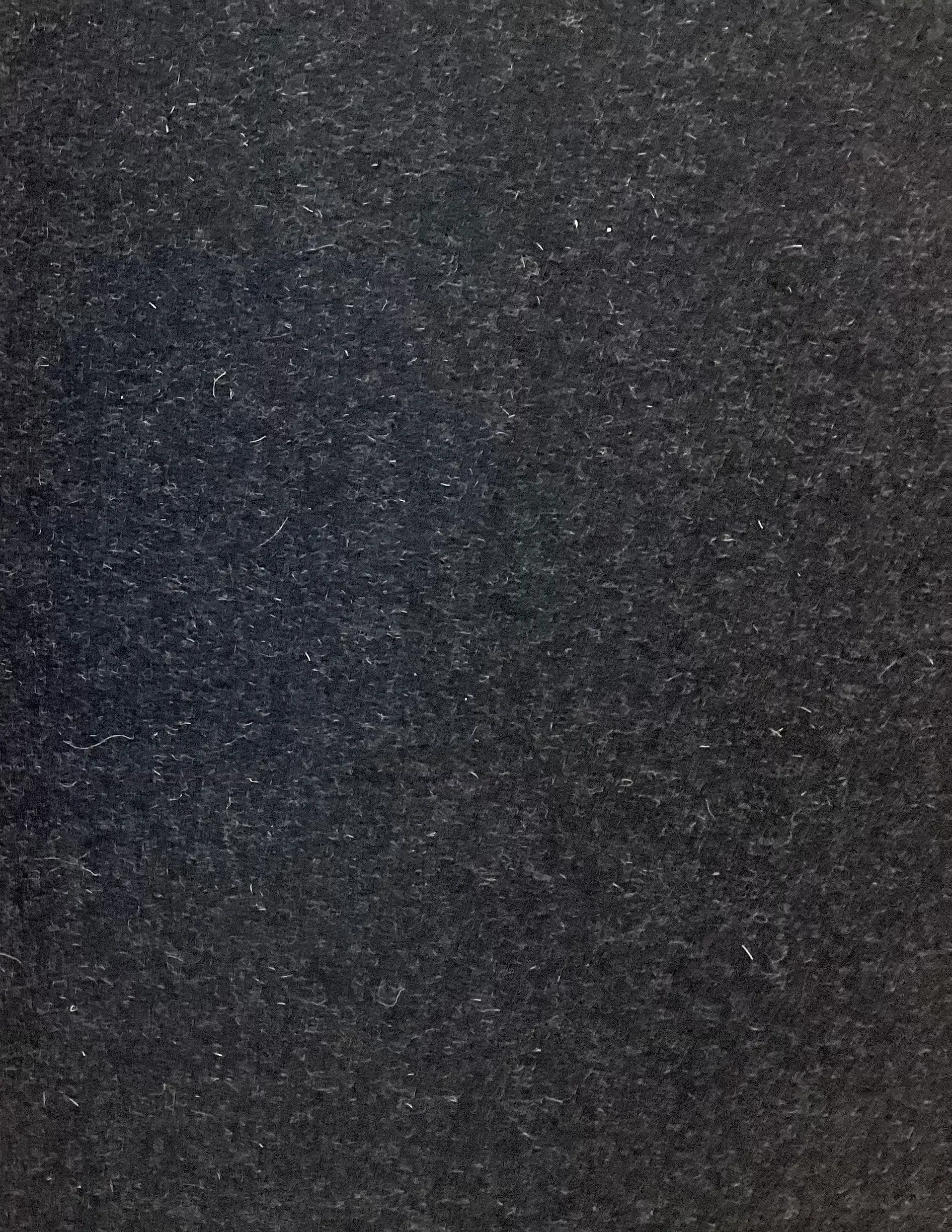 100% Cashmere Coating In Heather Black