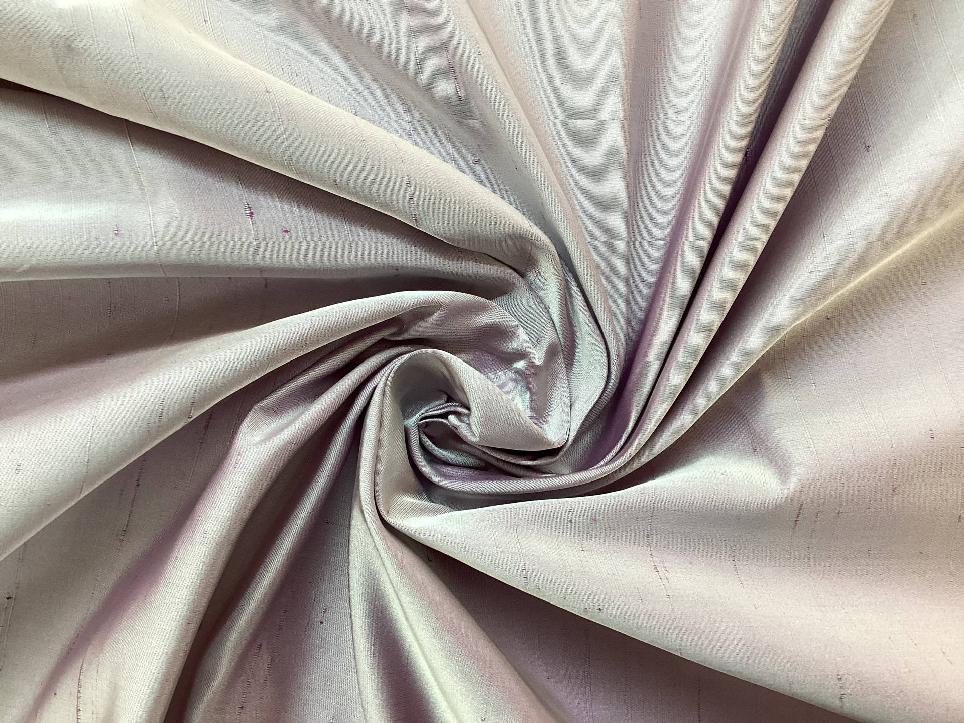 Made In Italy 100% Silk Iridescent Shantung Radzmir In Orchid 