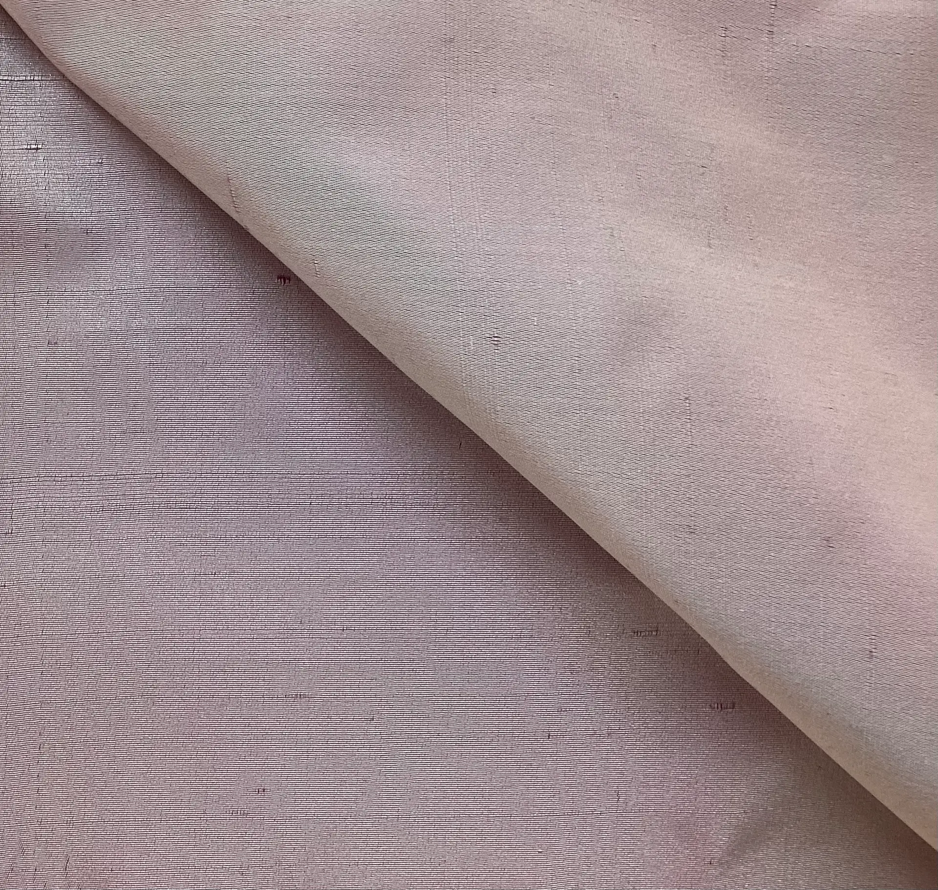 Made In Italy 100% Silk Iridescent Shantung Radzmir In Orchid 
