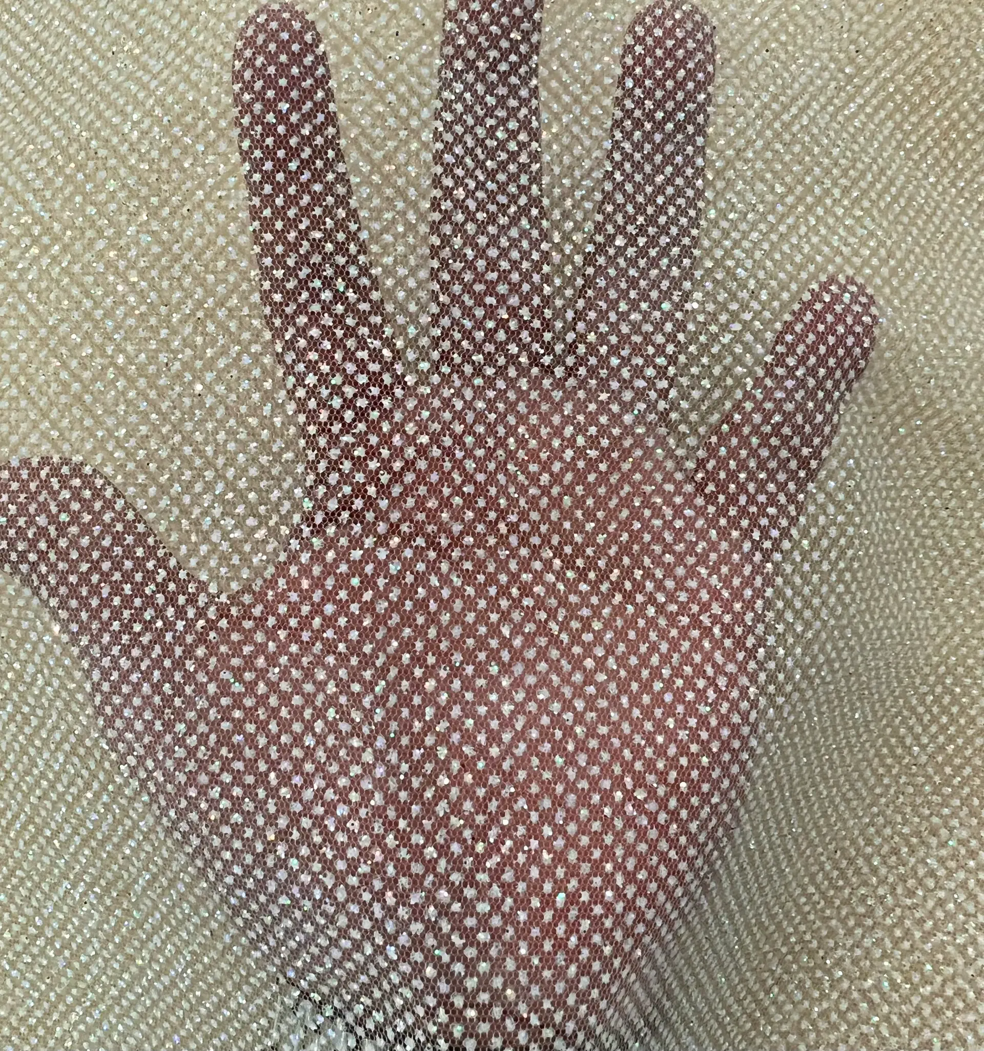 Glitter Tulle in Gold