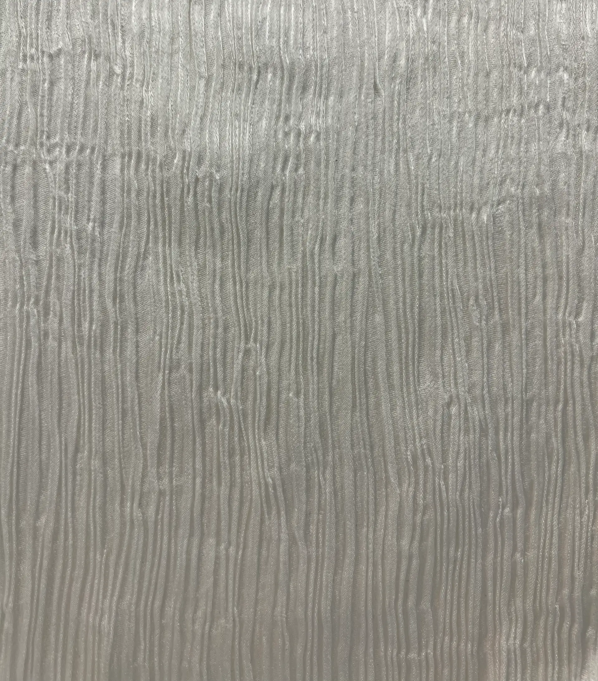 Crinkle Triacetate Cupro Charmeuse in Off White