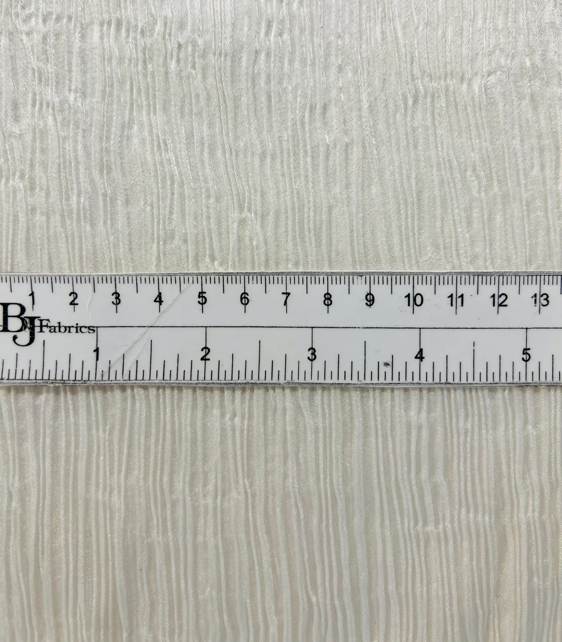 Crinkle Triacetate Cupro Charmeuse in Off White