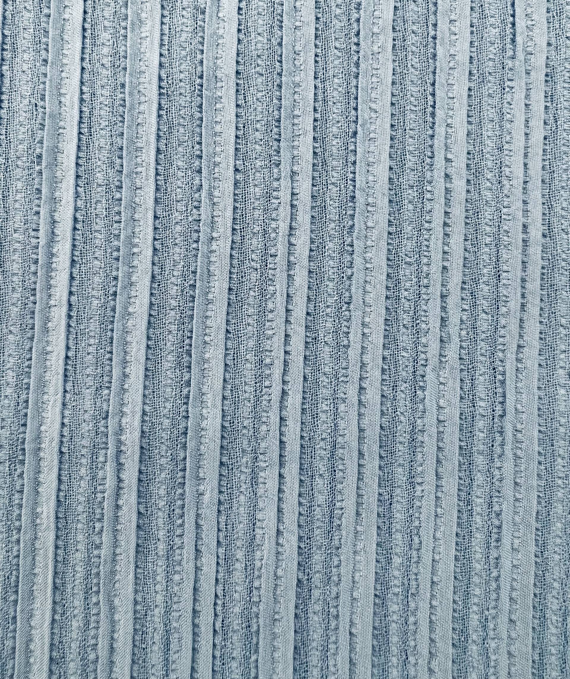 Silk & Rayon Matlassé in Soft Blue