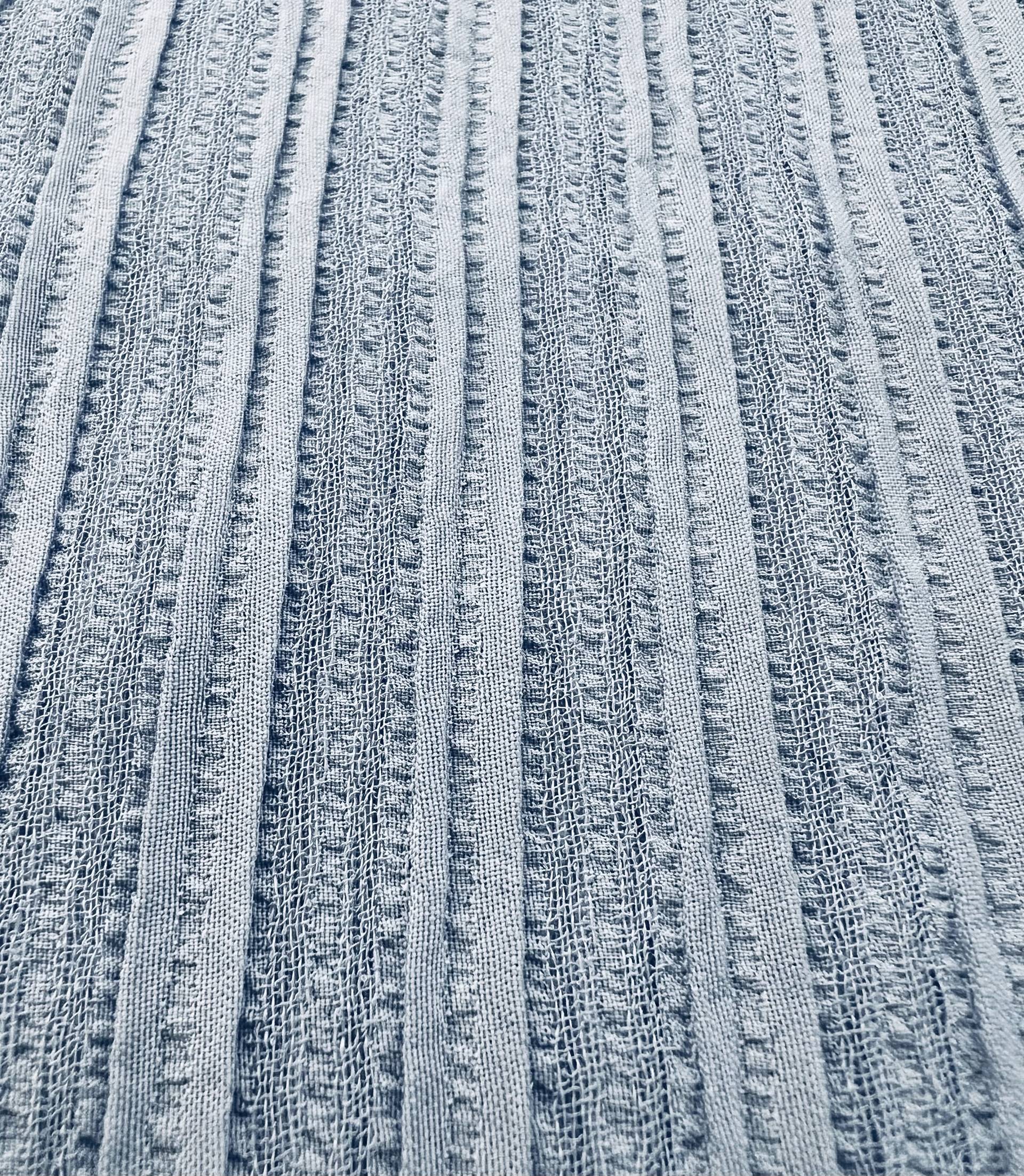 Silk & Rayon Matlassé in Soft Blue