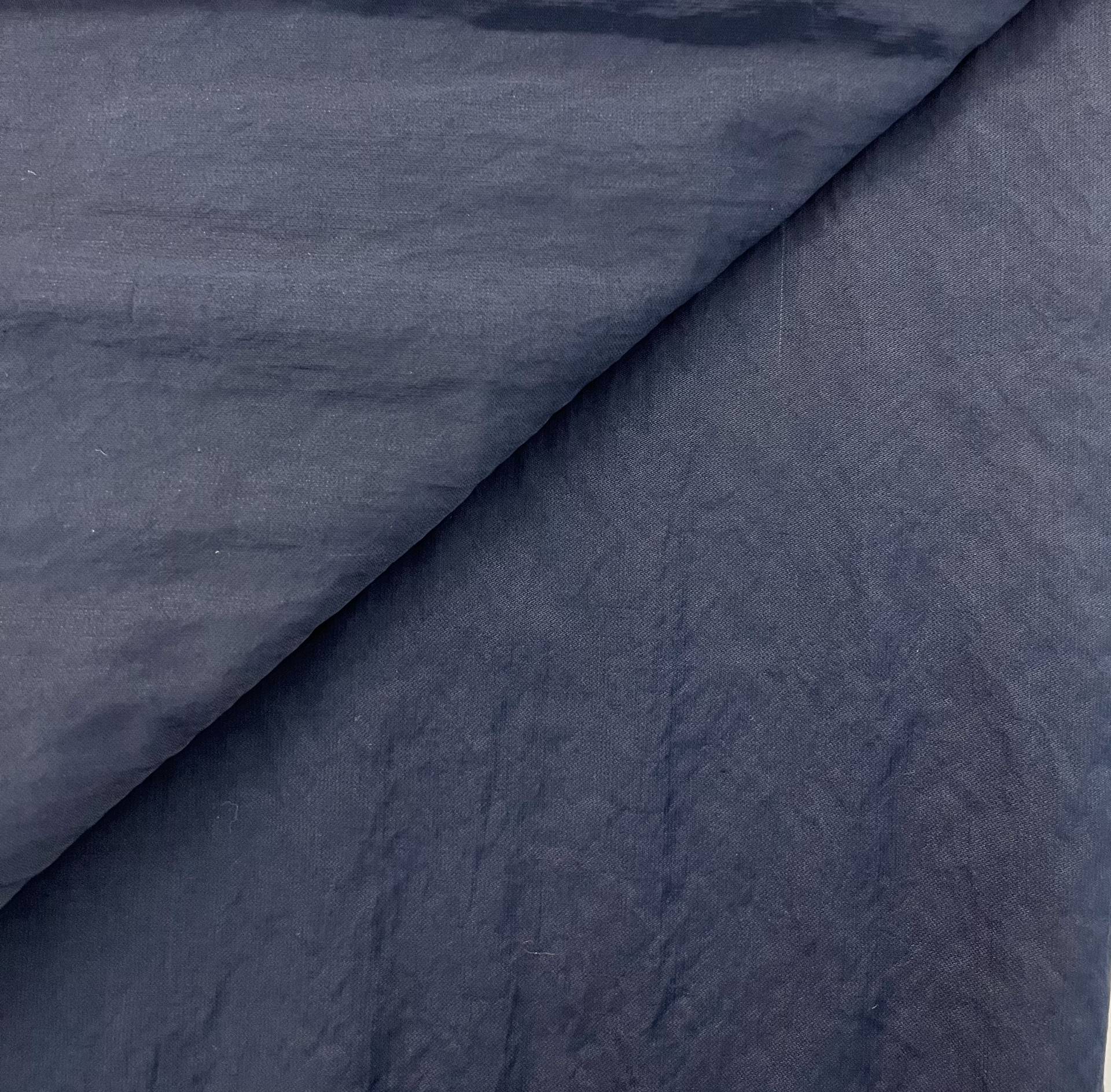 Nylon Cotton Taffeta Rainwear in Navy