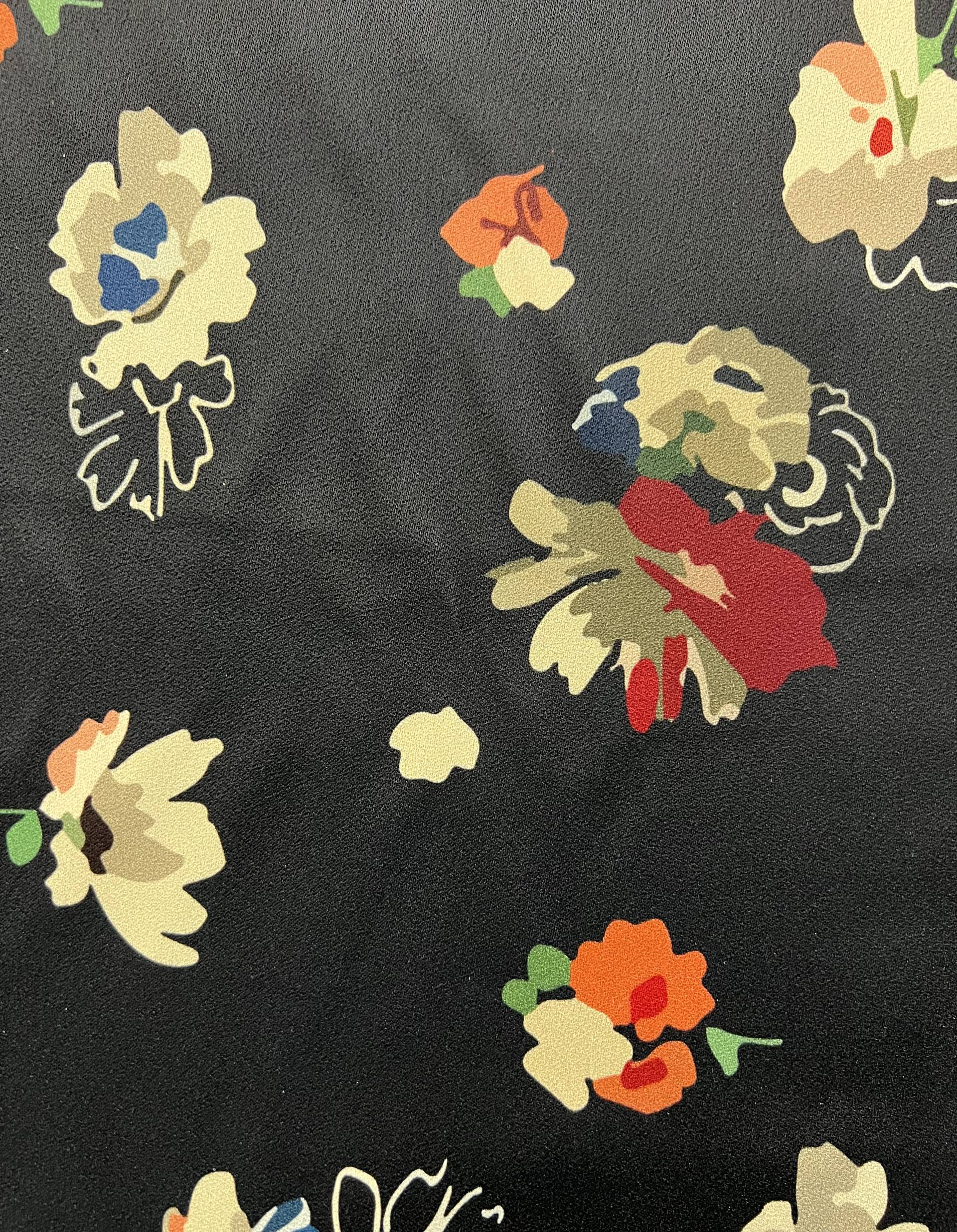 Printed Pre-Fused Rayon Crepe Back Satin