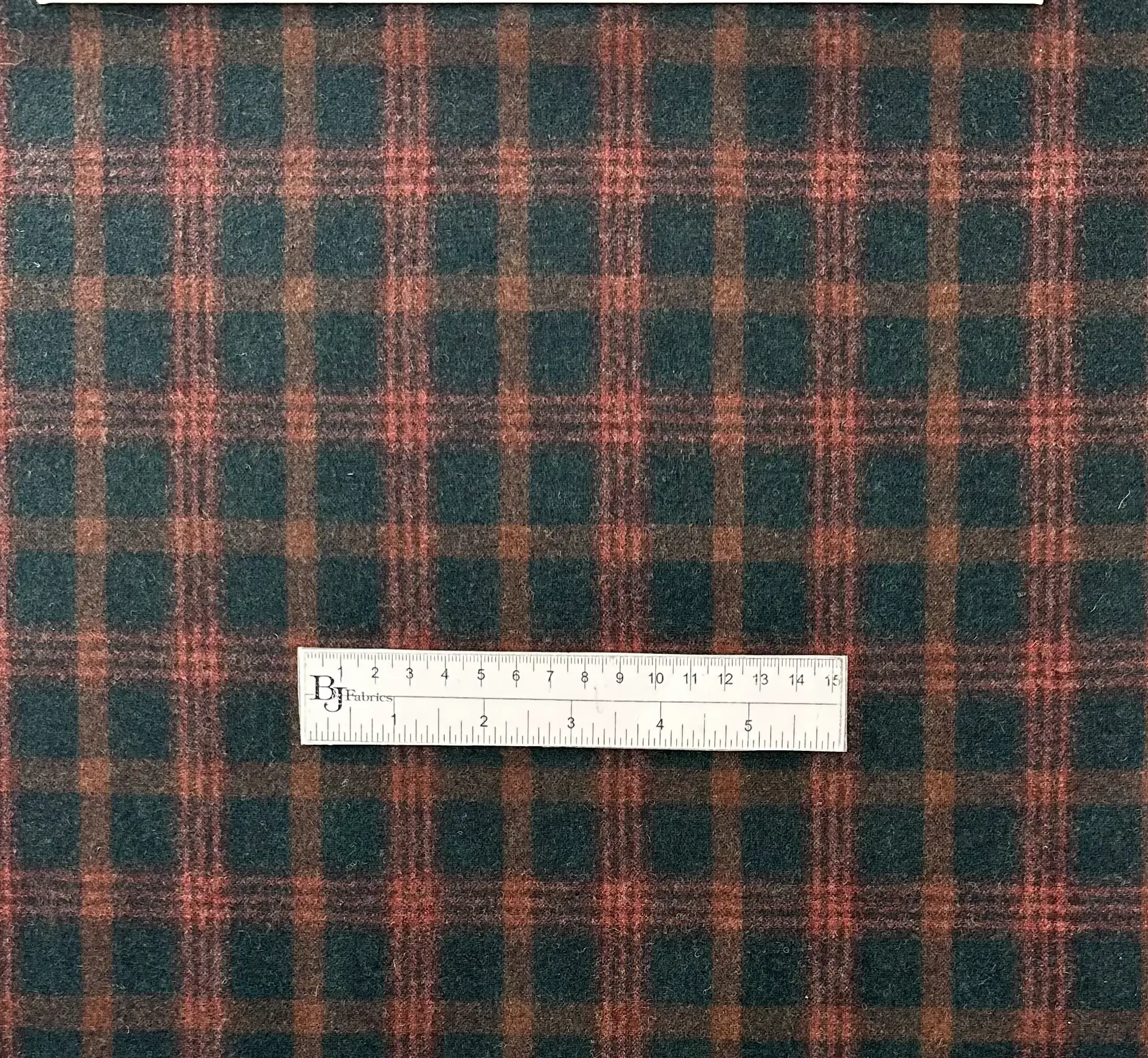Italian Wool Super 150's Plaid in Coal