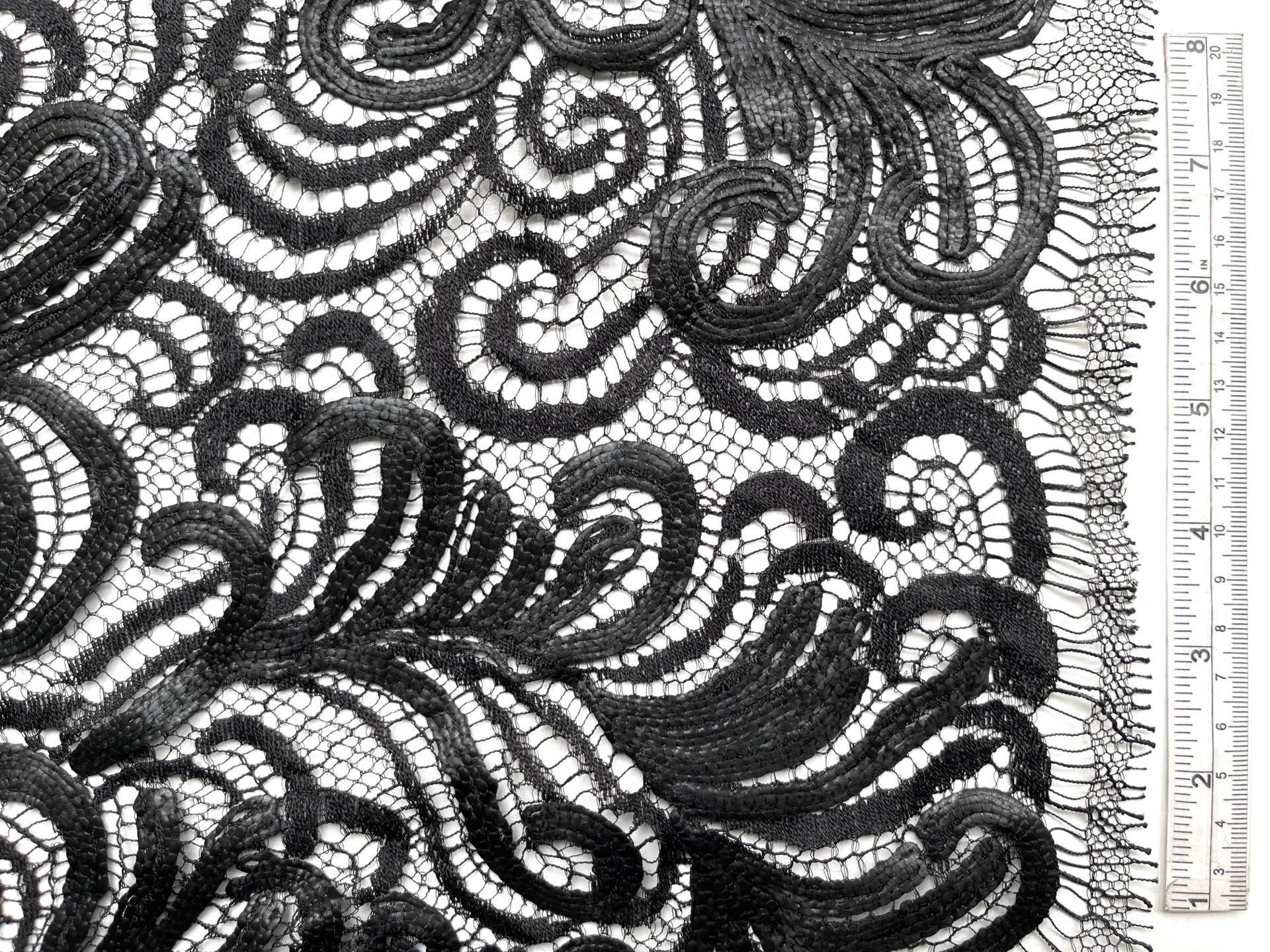 Embroidered Chantilly Lace Made in France Nior