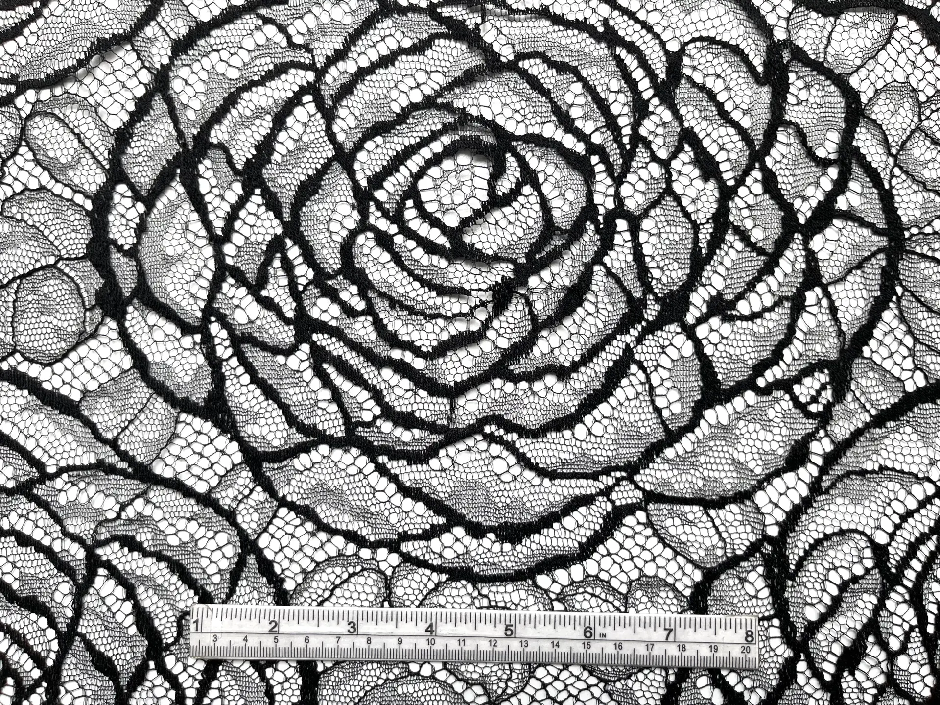 Chantilly Lace Made in France "Cabbage Rose"