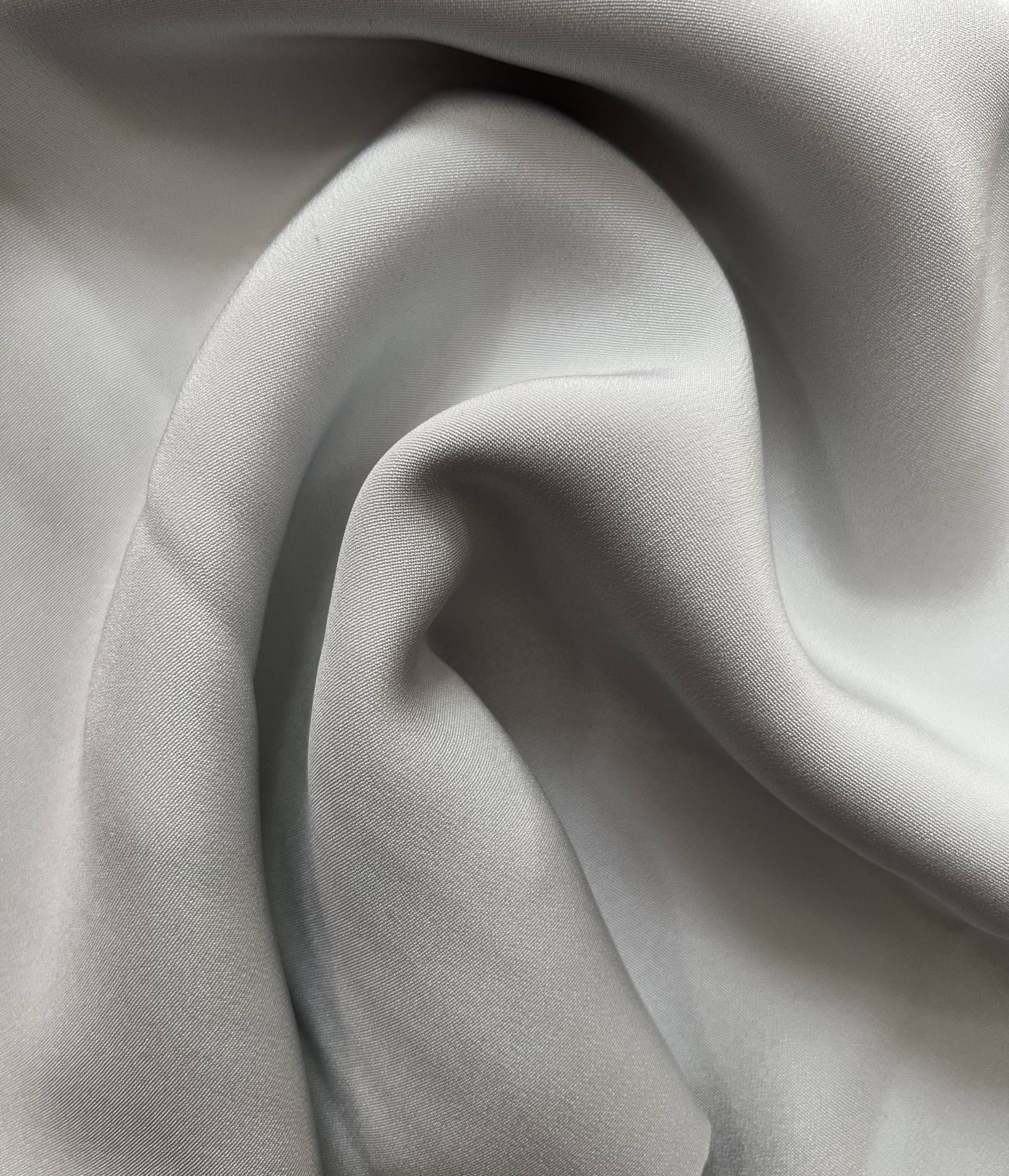 Pure Silk 3 Ply Crepe in Powder Blue
