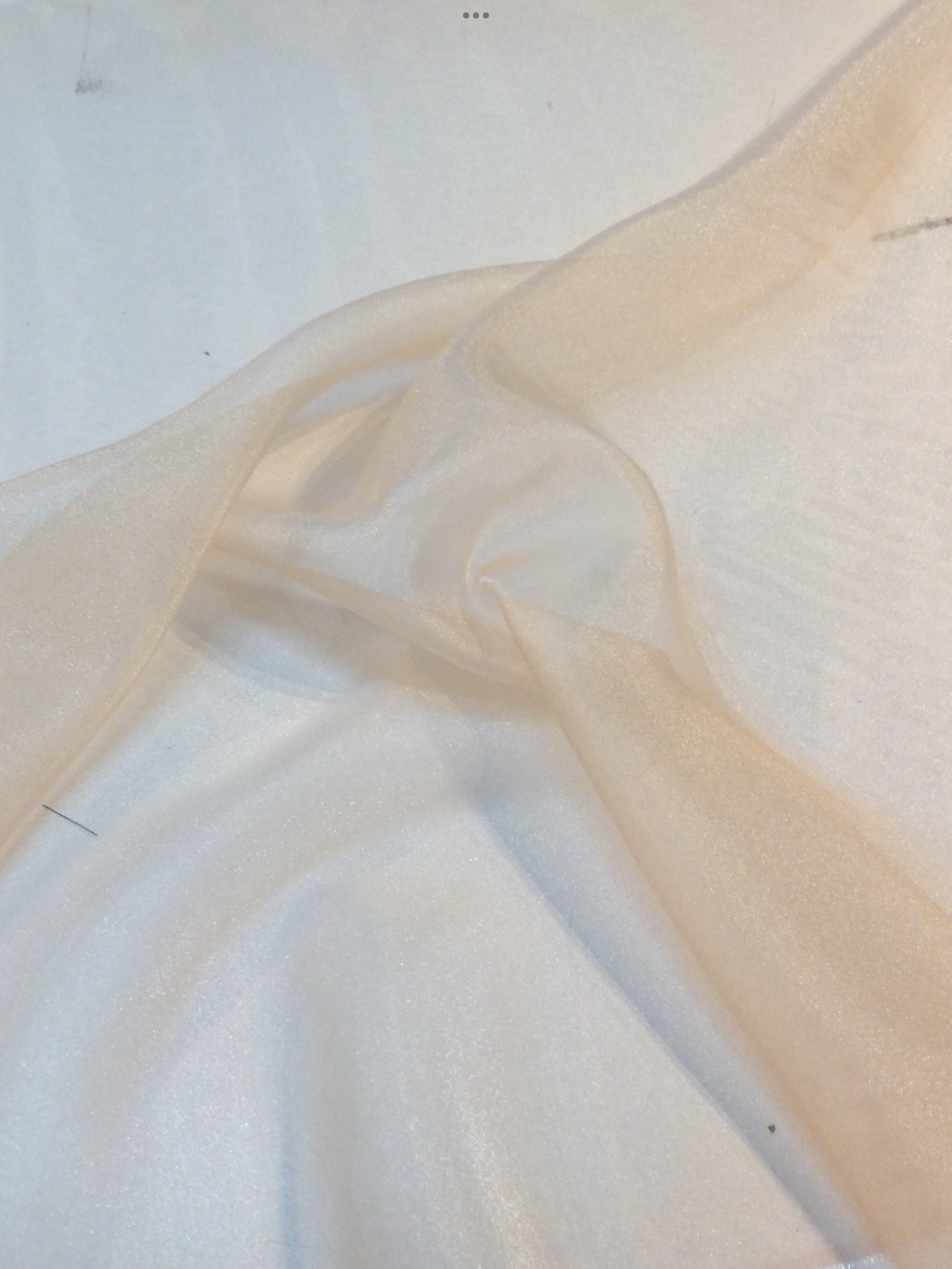 Sparkle Nylon Organza in Peach