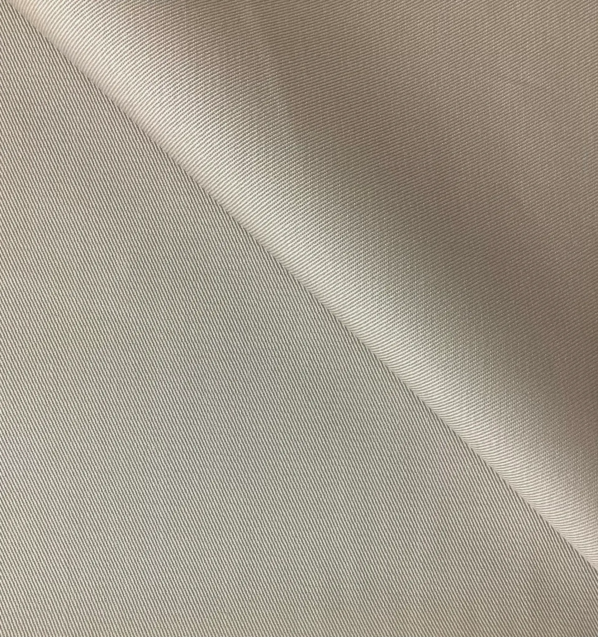 Stretch Cotton Chino Twill in Stone