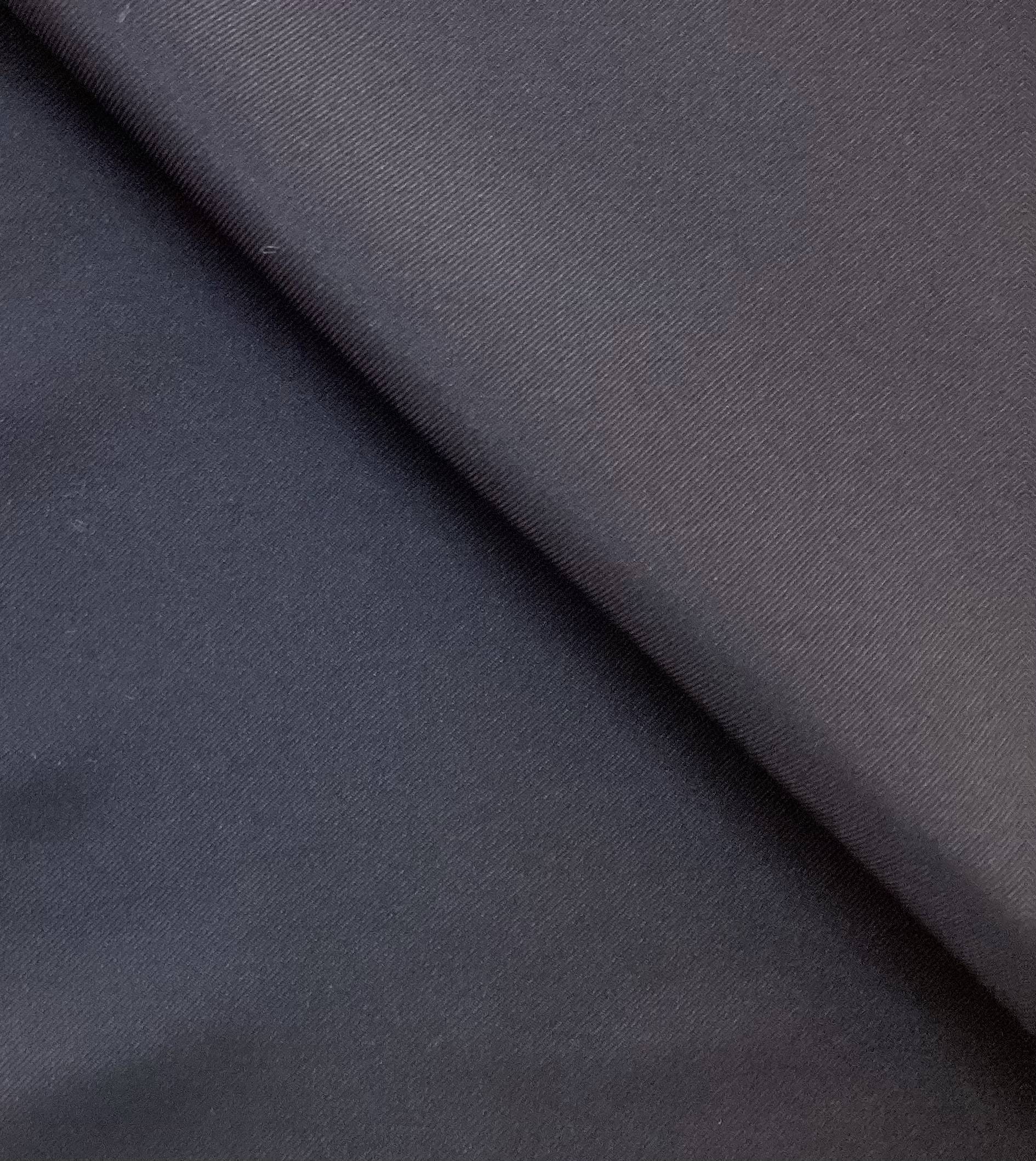 100% Silk Twill In Denim
