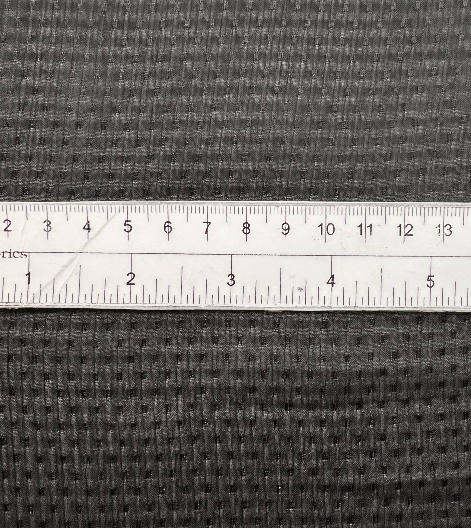 Italian Crinkle Dotted Chiffon in Black 59% Viscose 41% Acetate