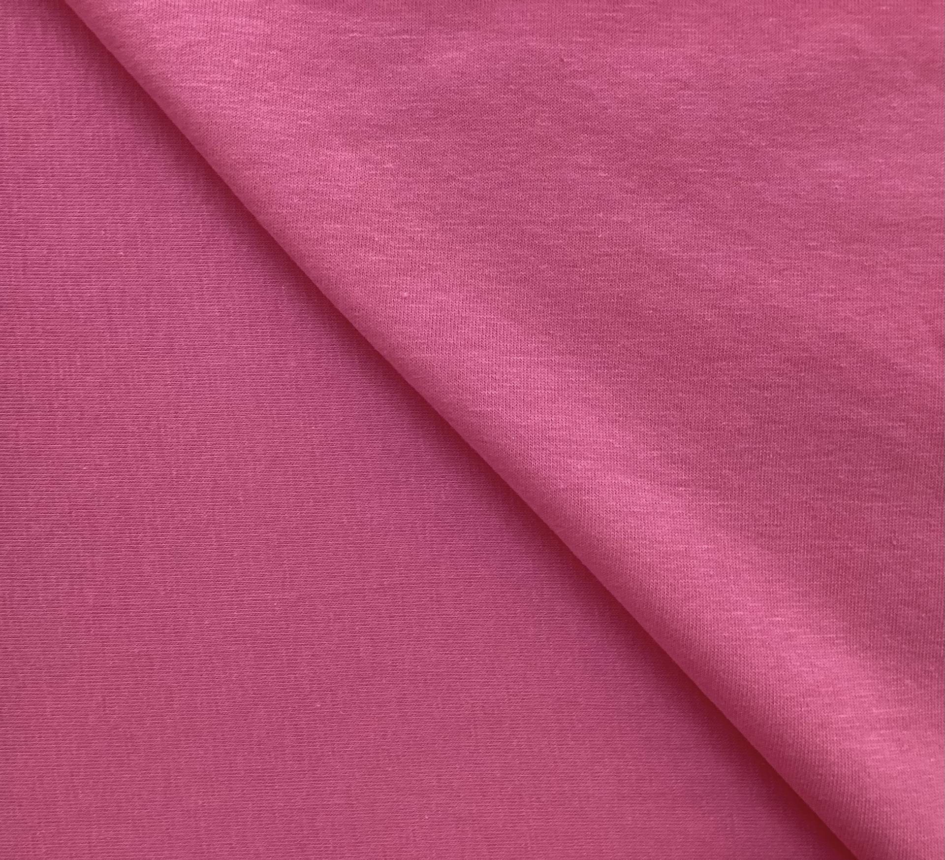 95% Cotton 5% Lycra In Bubblegum 