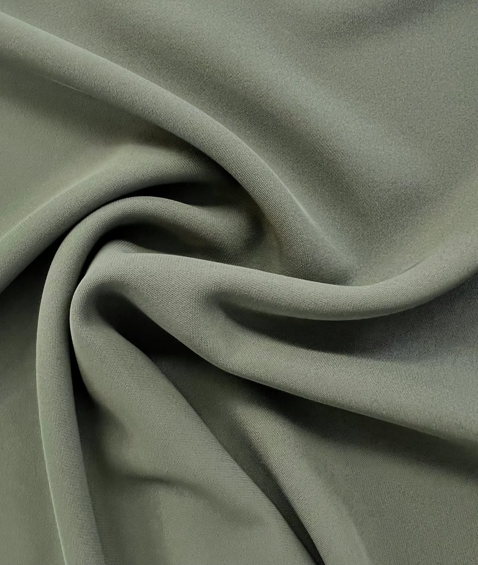 97% Poly 3% Lycra Stretch Crepe Georgette in Khaki