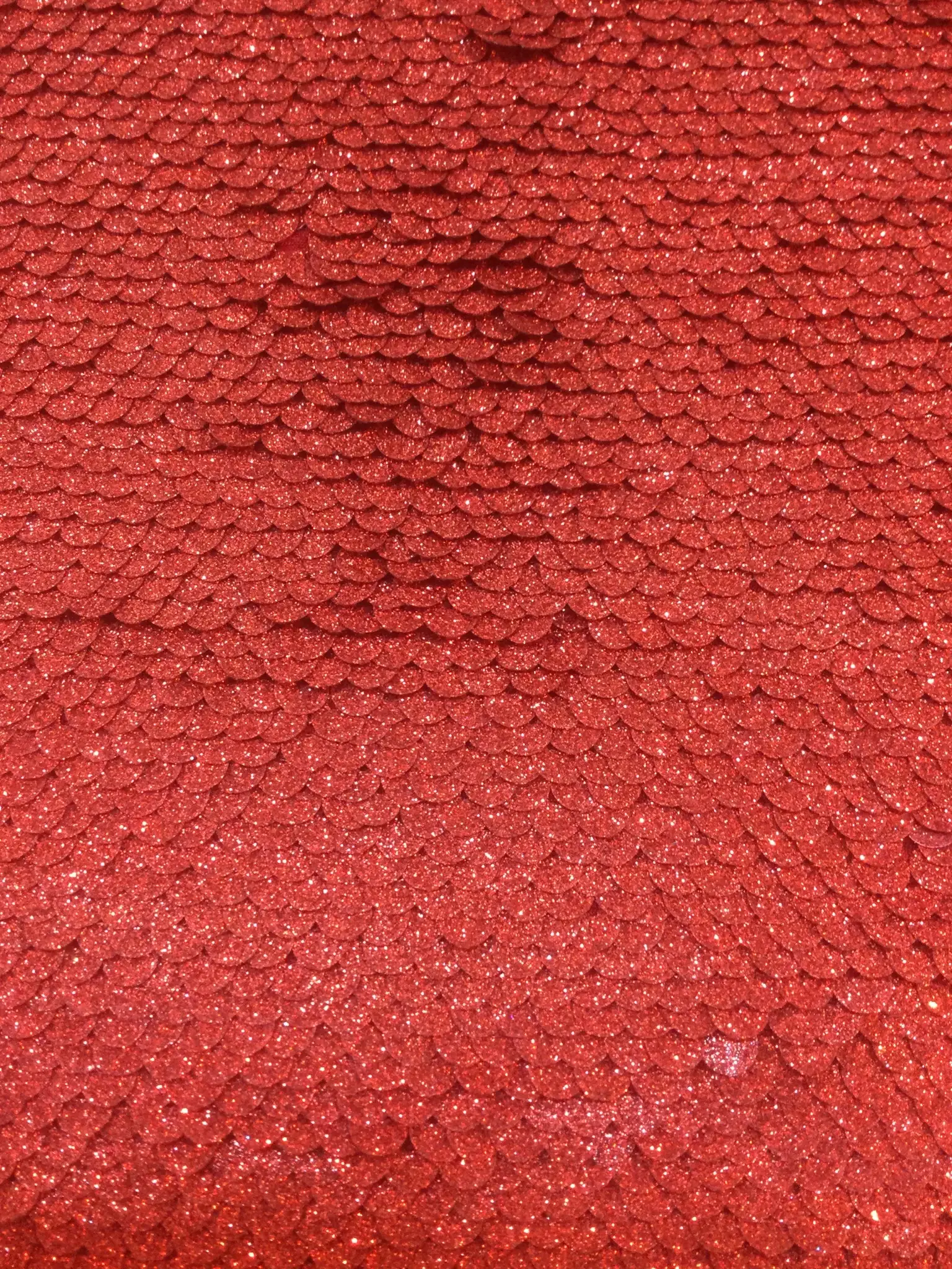 Hologram Fishscale Sequined Jersey in Red