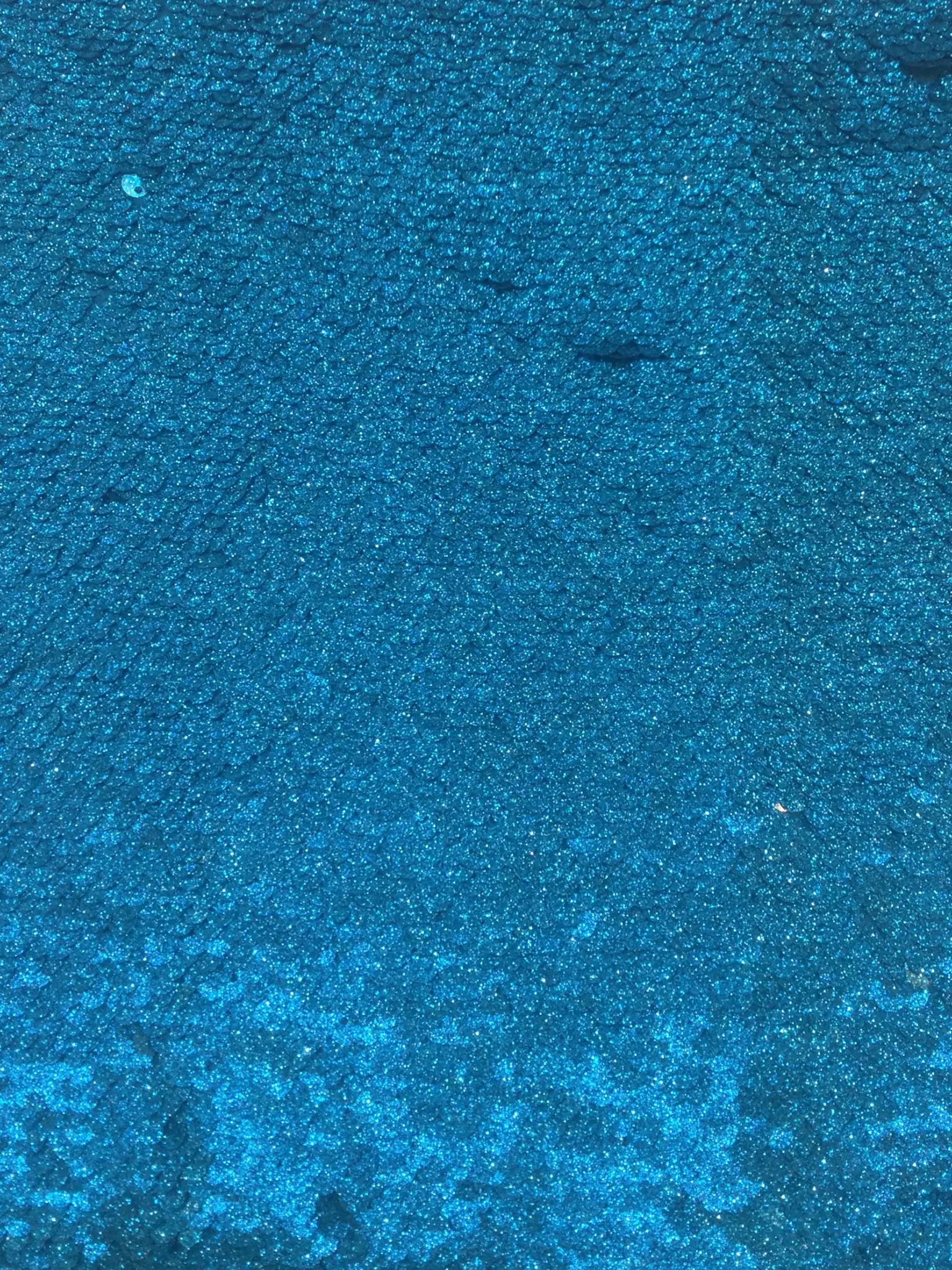 Hologram Fishscale Sequined Jersey in Turquoise 