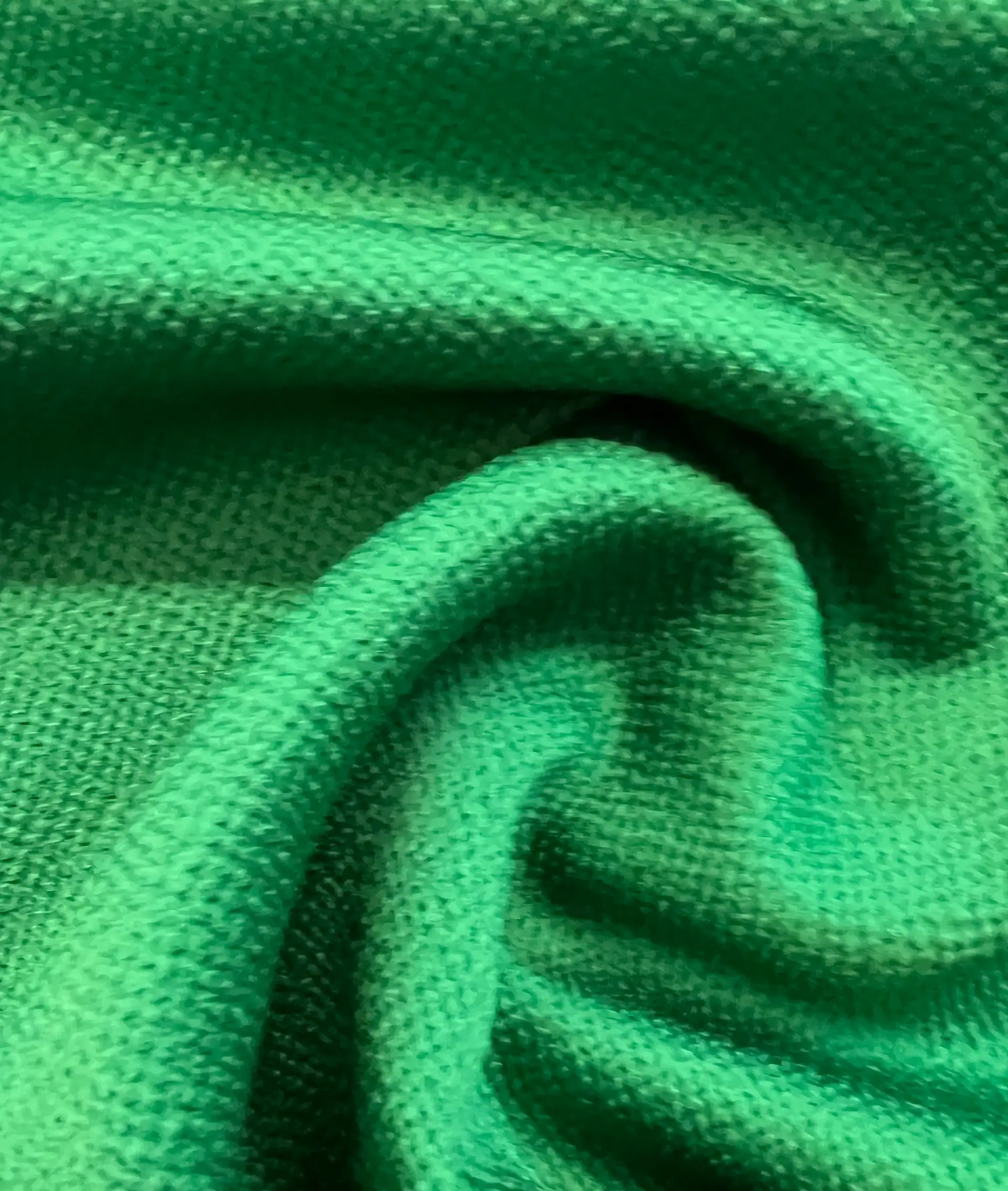 Made in Italy Viscose/Acetate Hammered Satin in Kelly Green