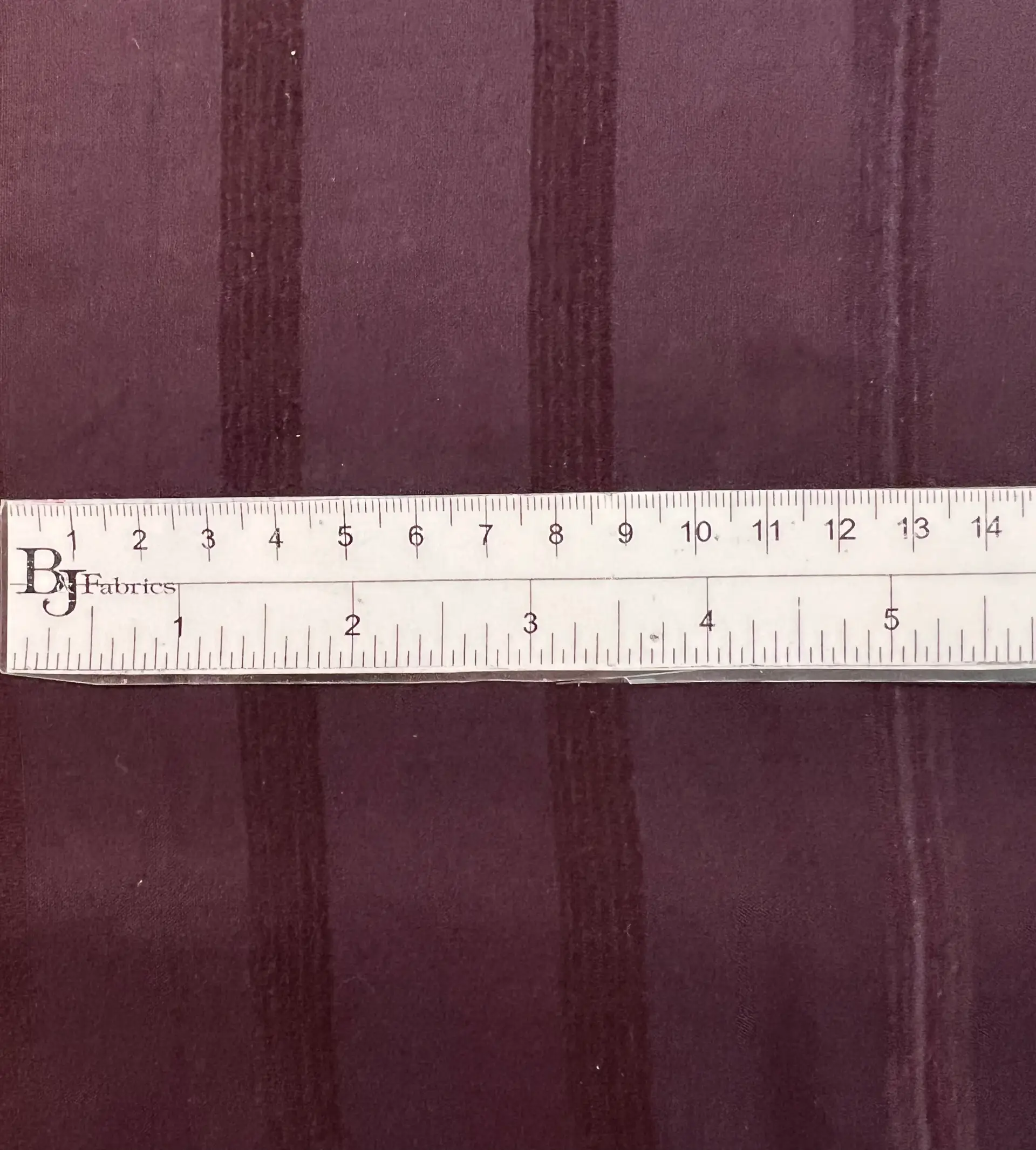 Made in Italy Pure Silk Wide Stripe Jacquard in Mahogany