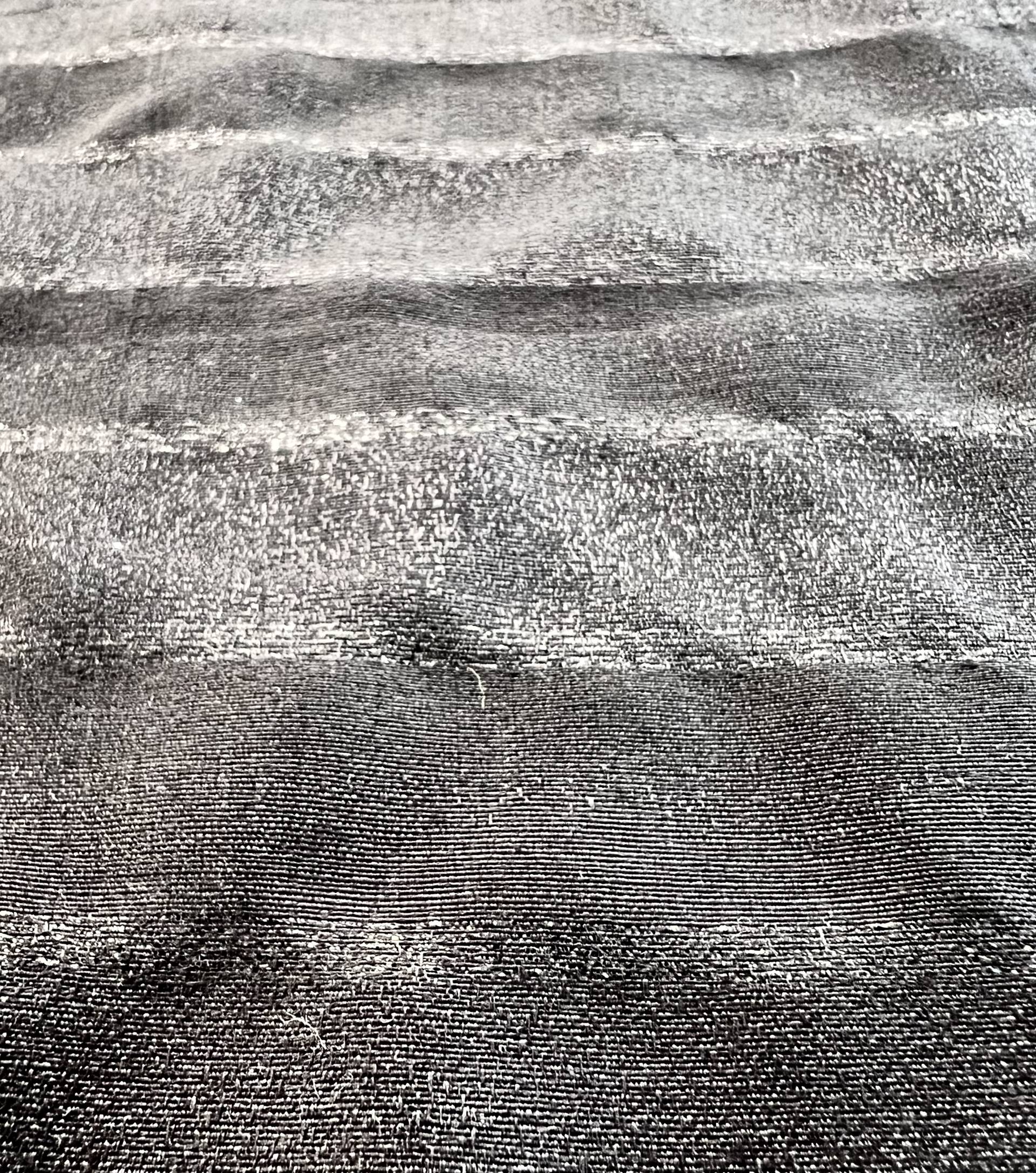 Made in Italy Silk/Metallic Jacquard Stripe in Black