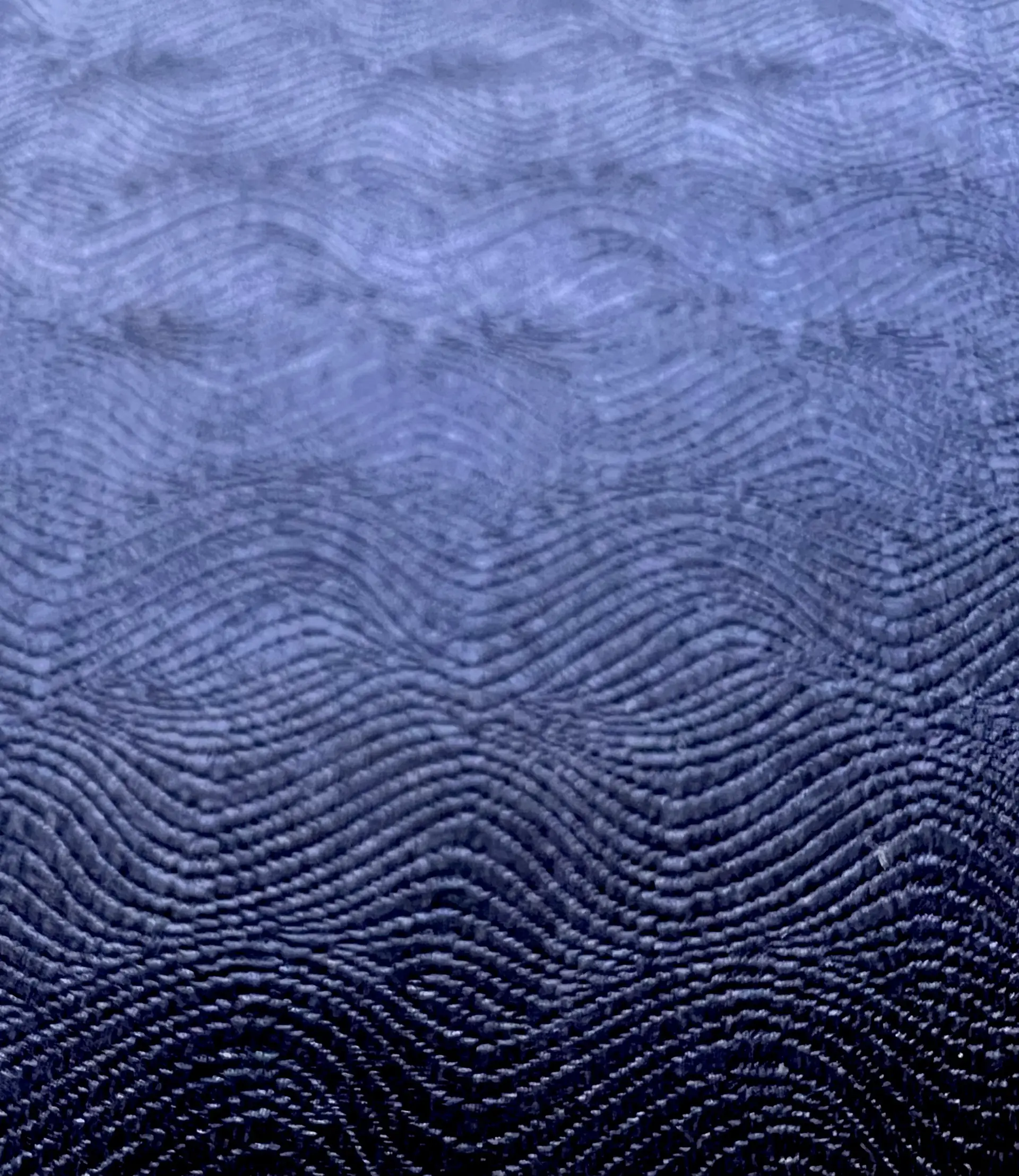 Made in Italy Pure Silk Wave Pattern Jacquard in Regal