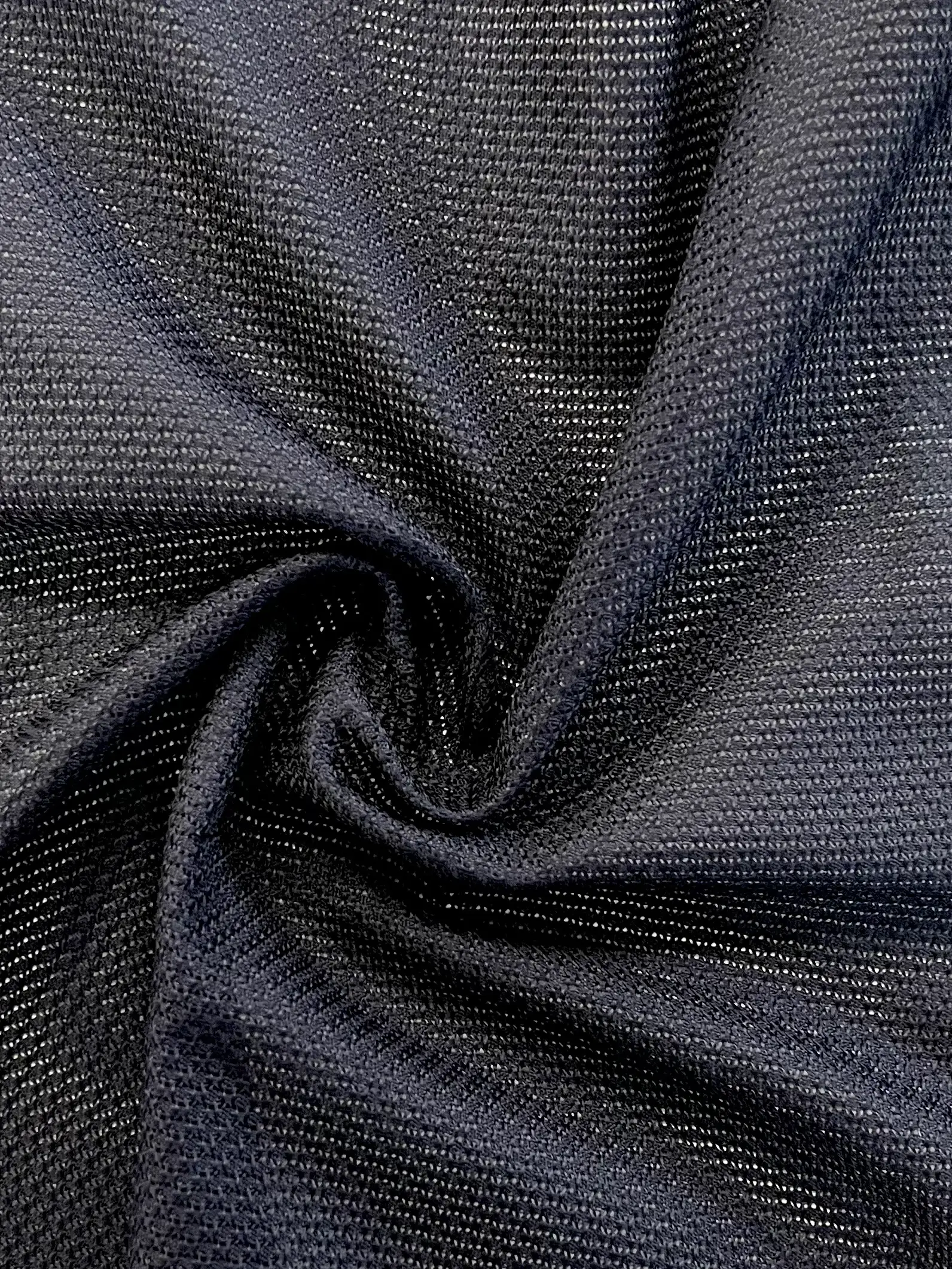 Silk Grenadine in Navy