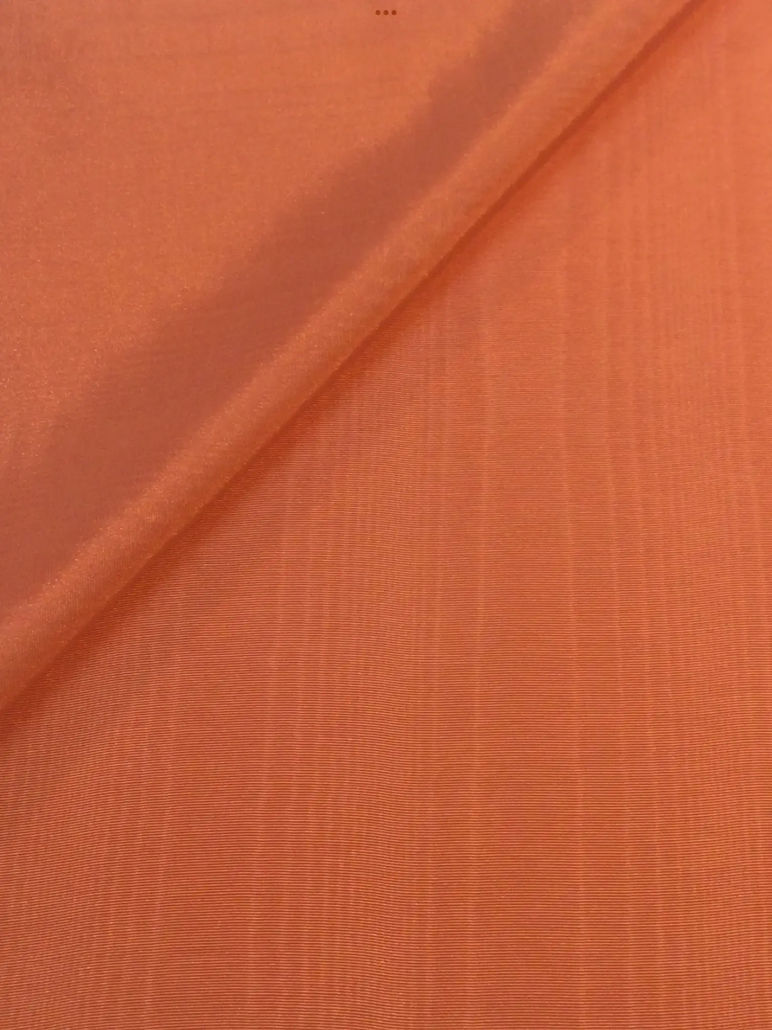 Polyester Moire' Faille in Tangerine 