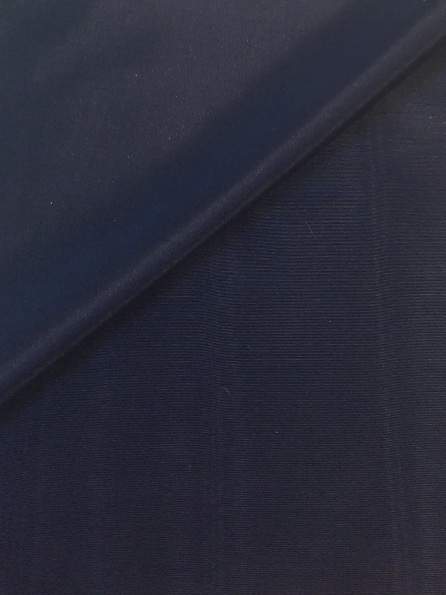 Polyester Moire' Faille in Marine Navy