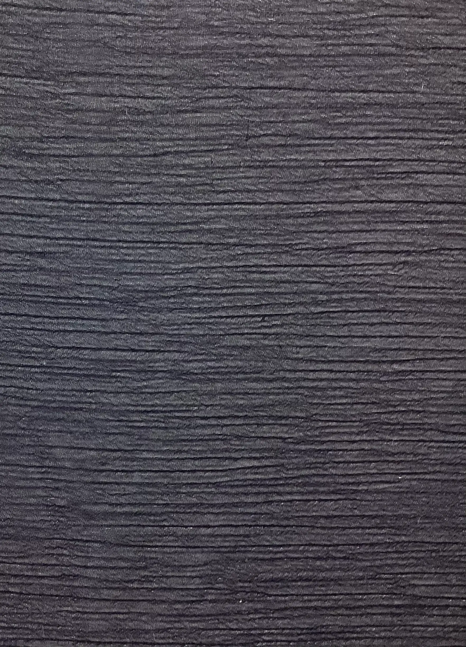 100% Polyester Crinkle Chiffon in Navy