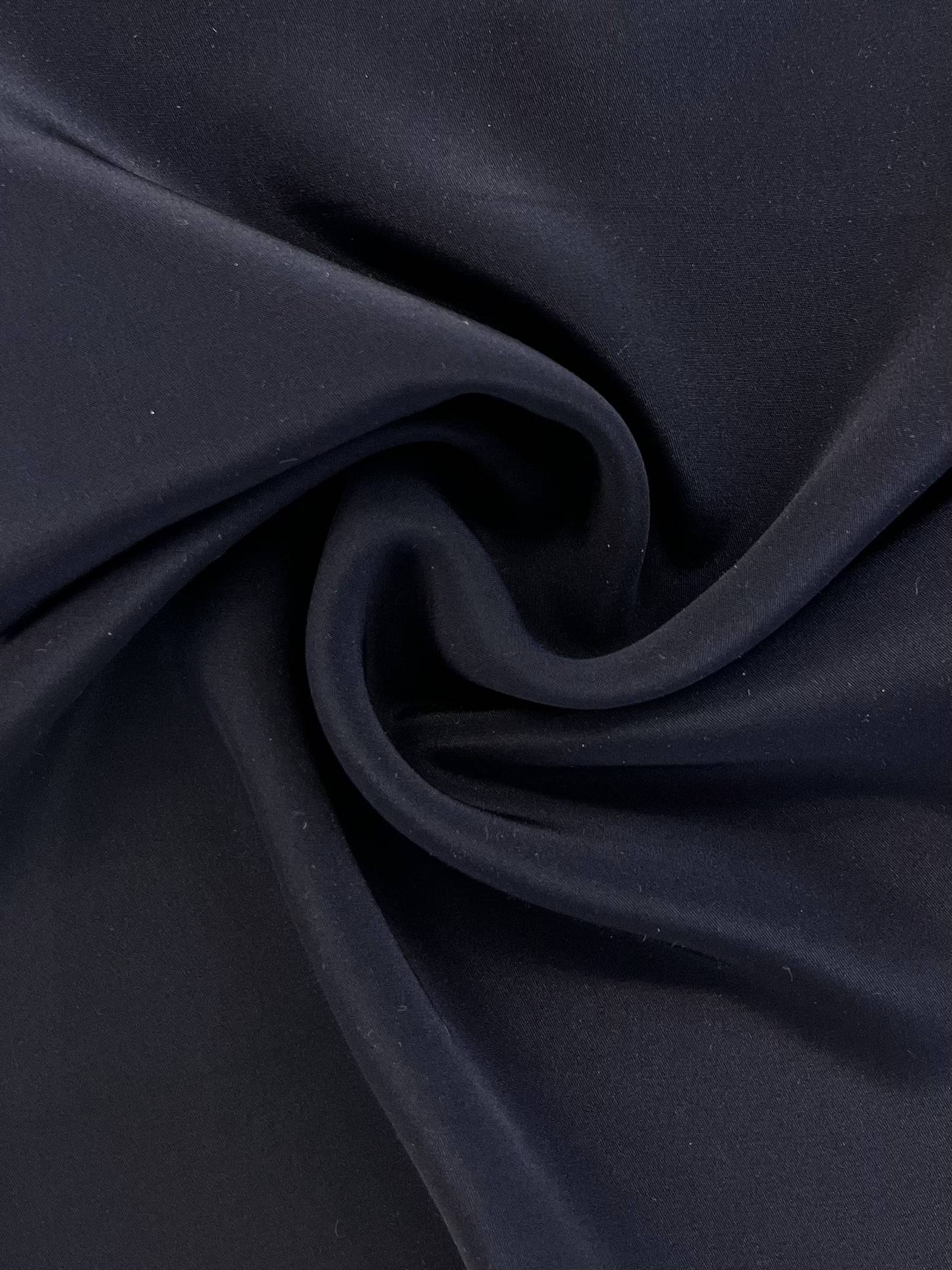 Pure Silk 3 Ply Crepe in Navy