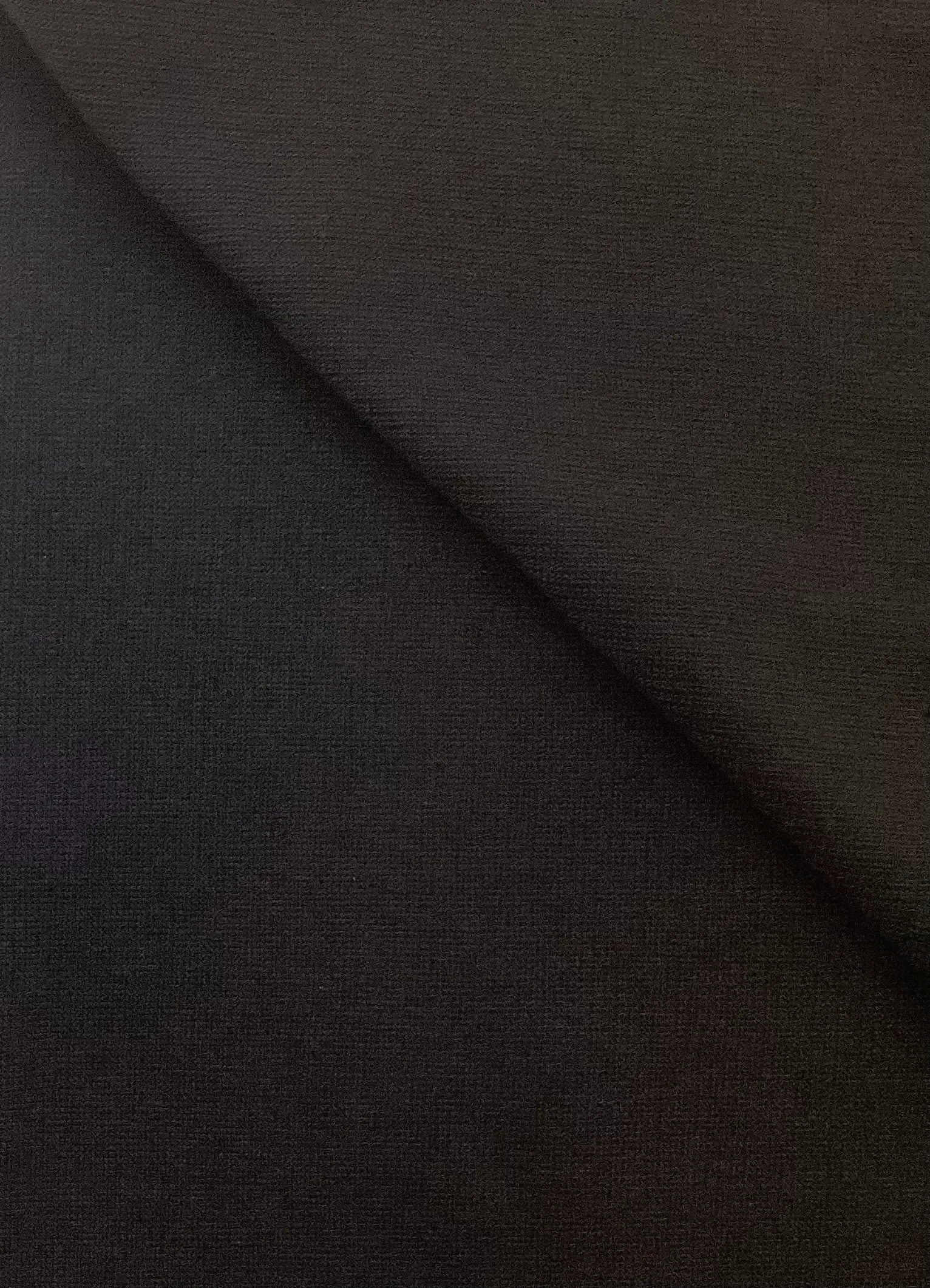 100% POLYESTER TUBLULAR KNIT LINING In Black